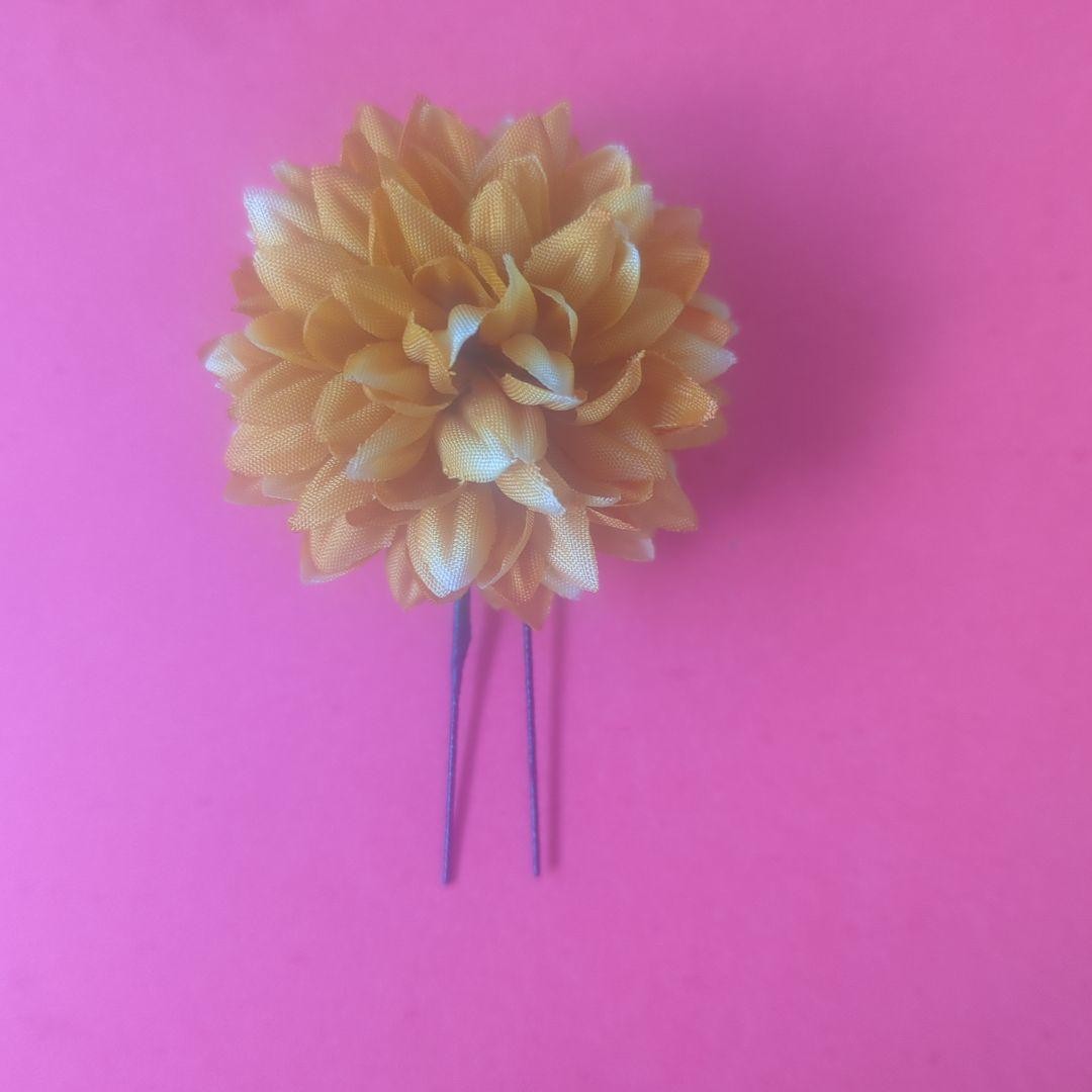 Colorful flower hair accessories set 5 pcs polyester headpieces for women