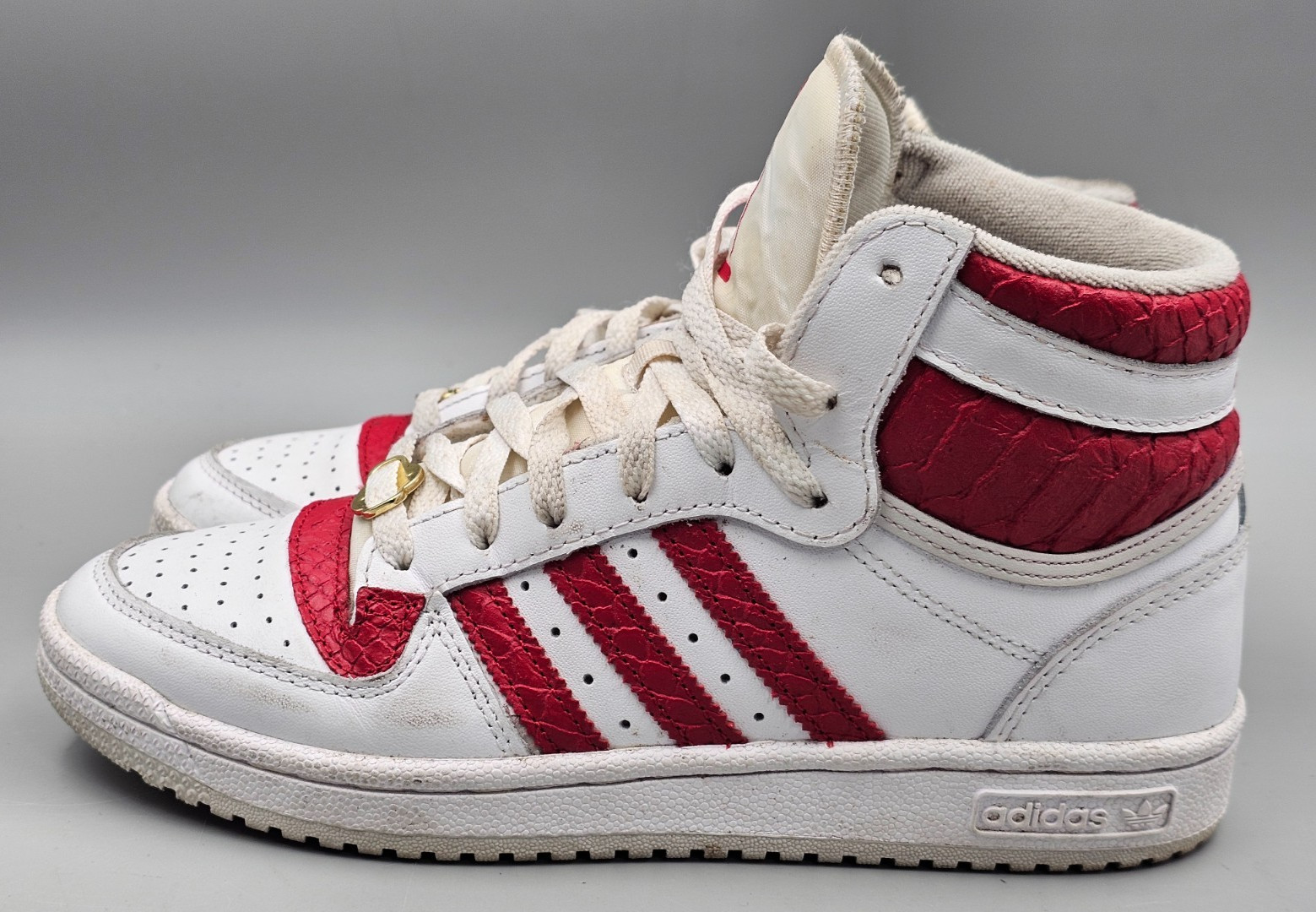 Adidas Top Ten Originals High Top PCI 789002 White Red – Men’s Size 7