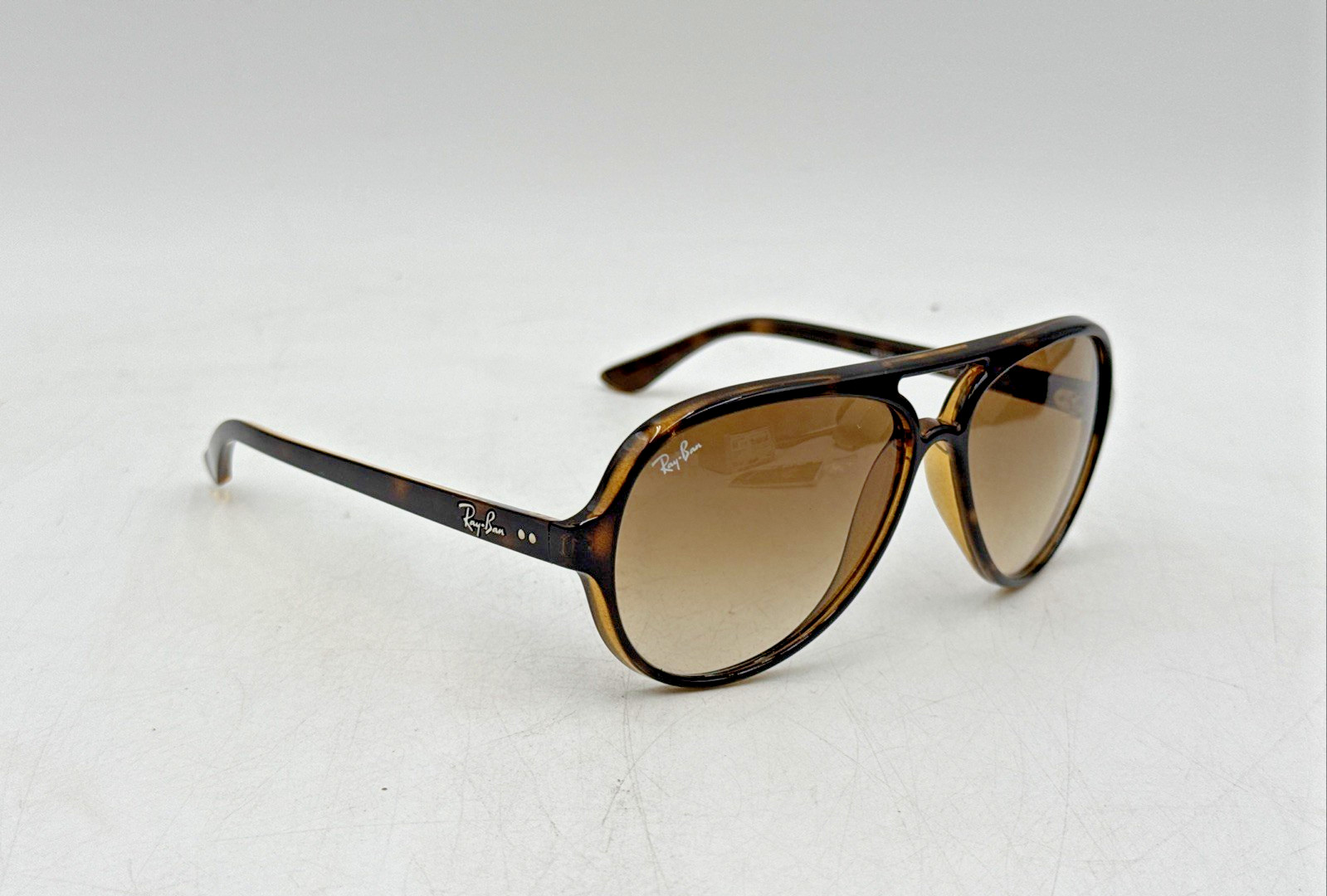 Ray-Ban RB4125 710/51 Aviator Sunglasses – Matte Havana