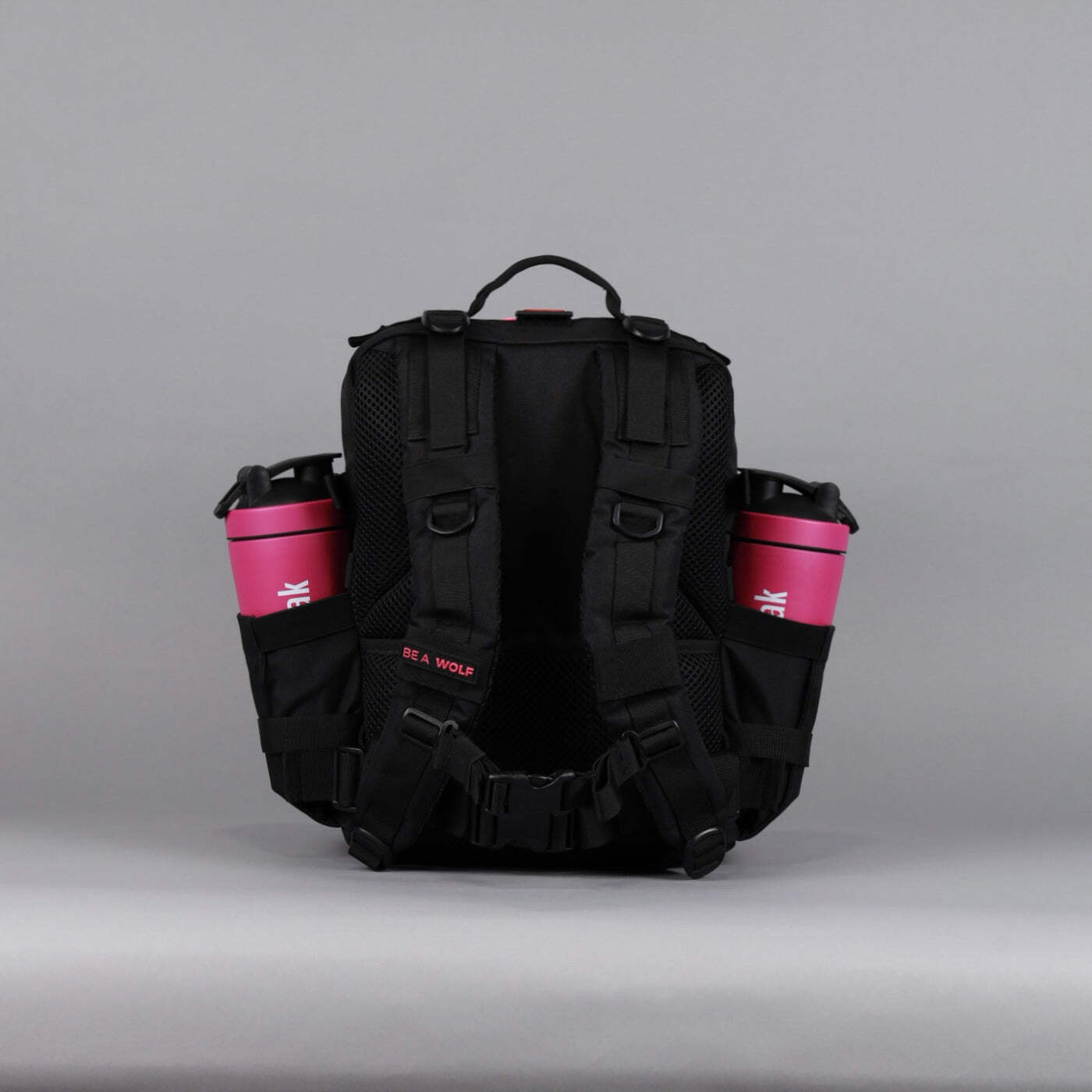 25L Backpack Black Neon Pink