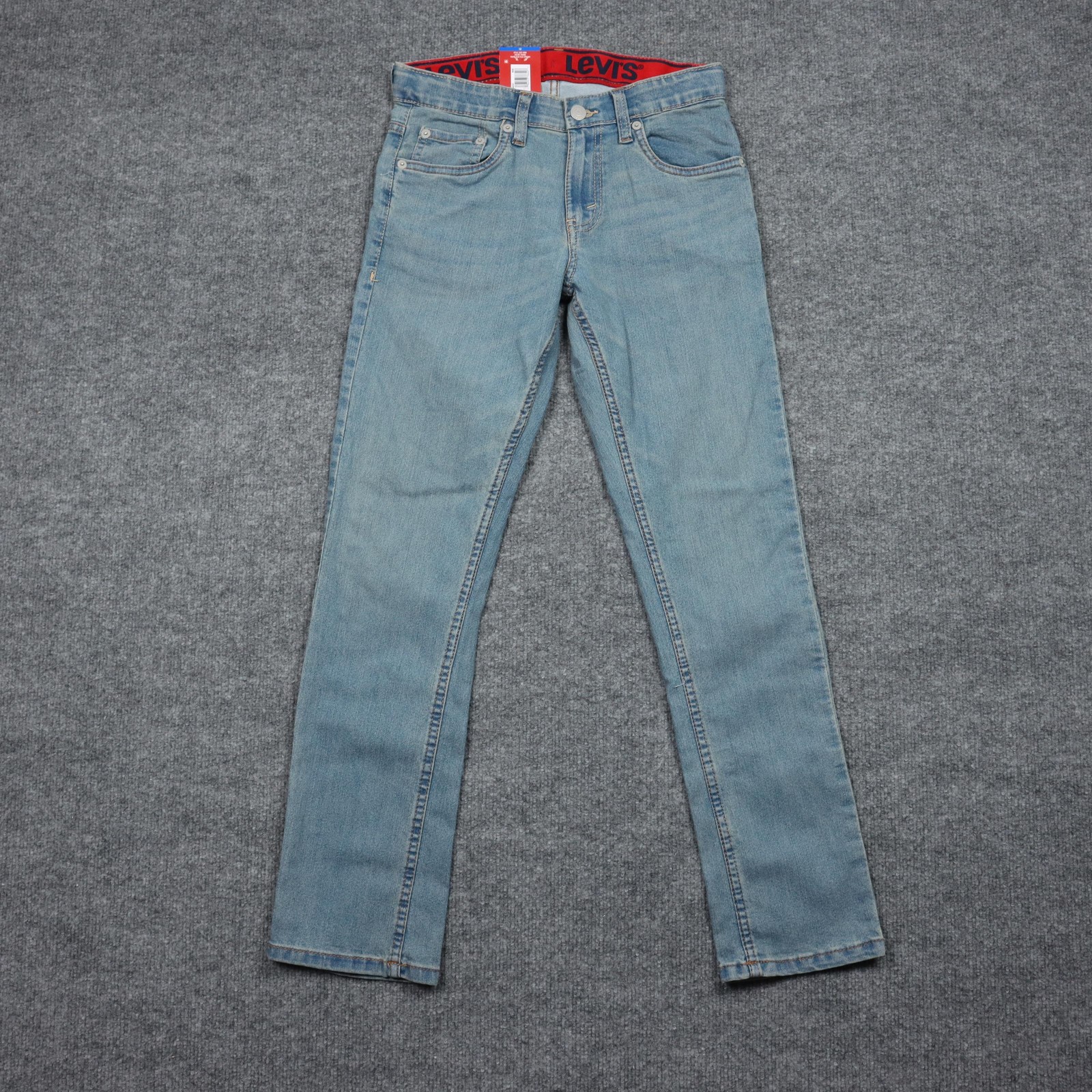 Levi’s 511 Jeans Boys 12 Blue Youth Slim Flex Stretch Adjustable Waist Denim