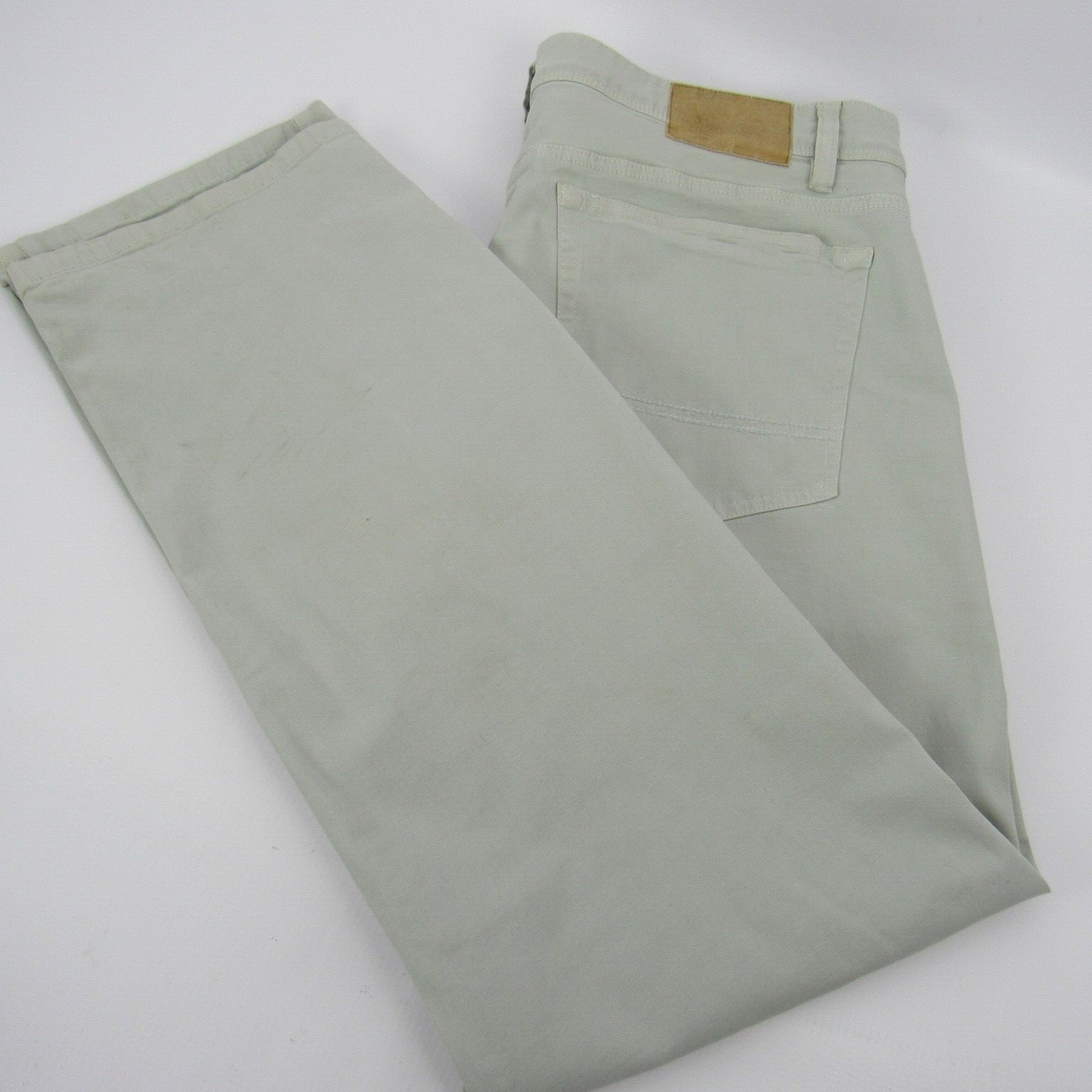 Orvis Five Pocket chino pants men’s 38×28 actual Light Gray Key Pocket