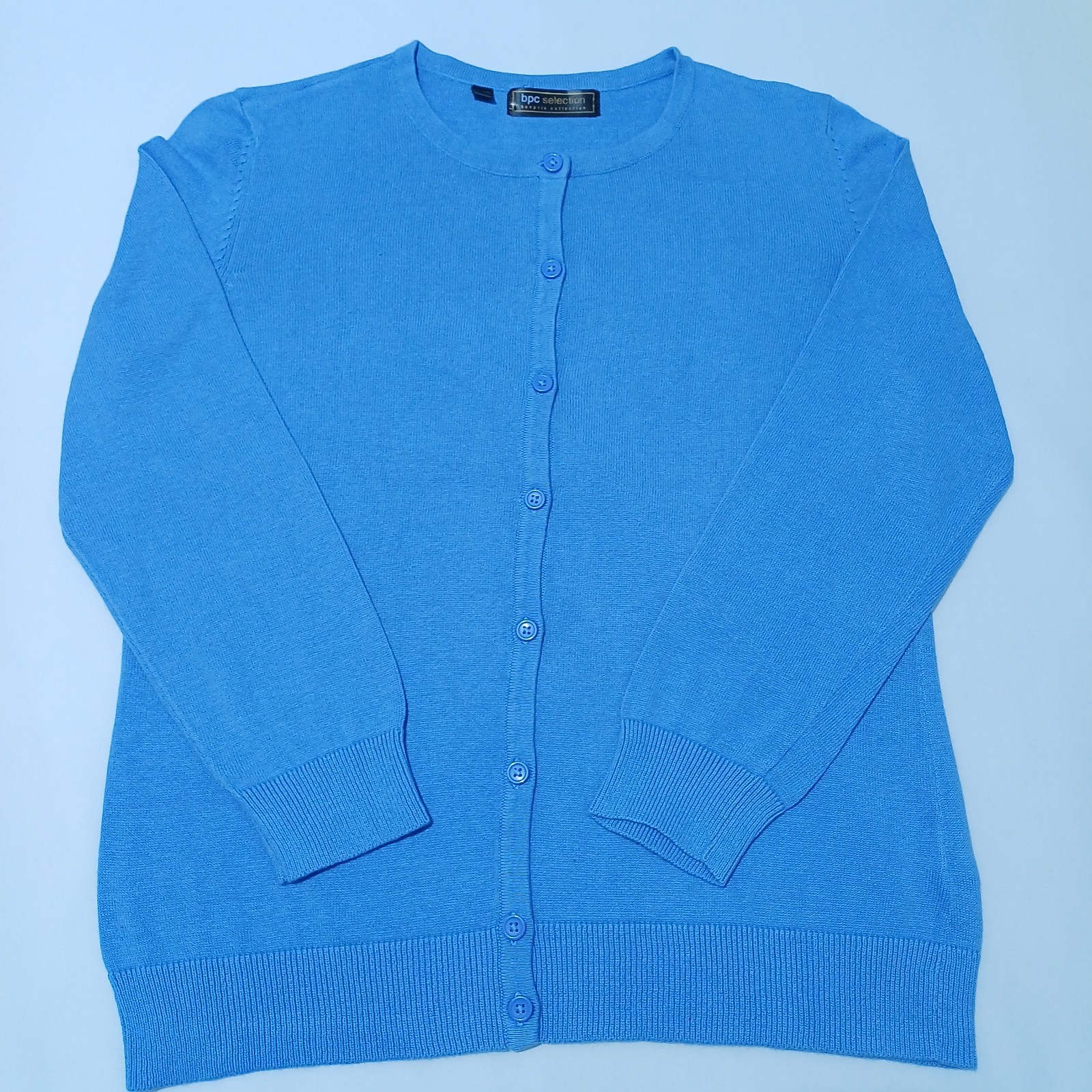 100% Cotton Ladies soft touch, open front knitted cardigan, full sleeve, NEW