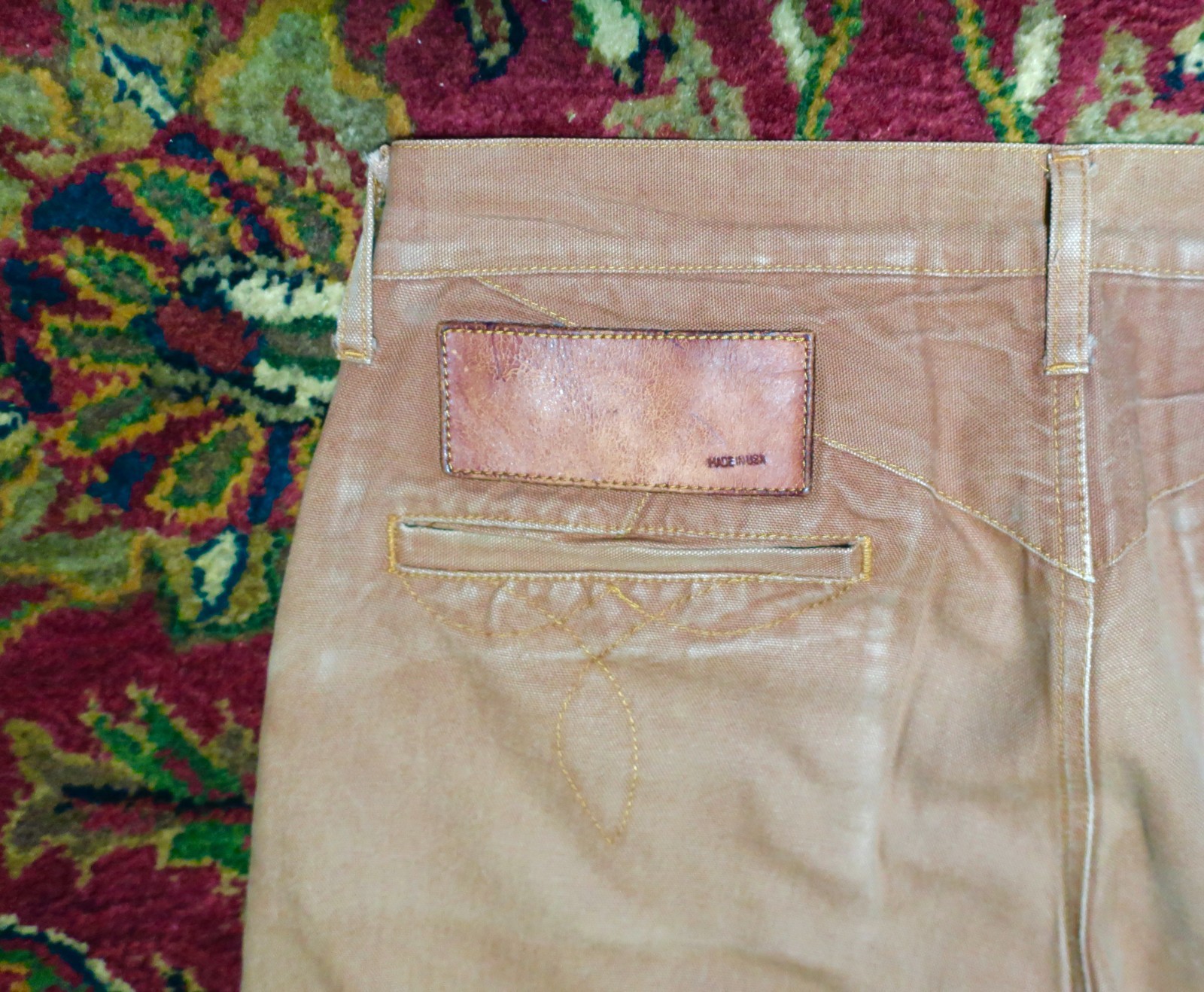 FIRST 1st STANDARD CO. Men’s Jeans Size 30×30 XX. Duck & Denim. NYC. Cond: Good