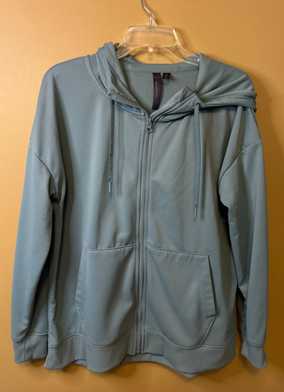 B16. Mondetta Full Zip Gray Hoodie