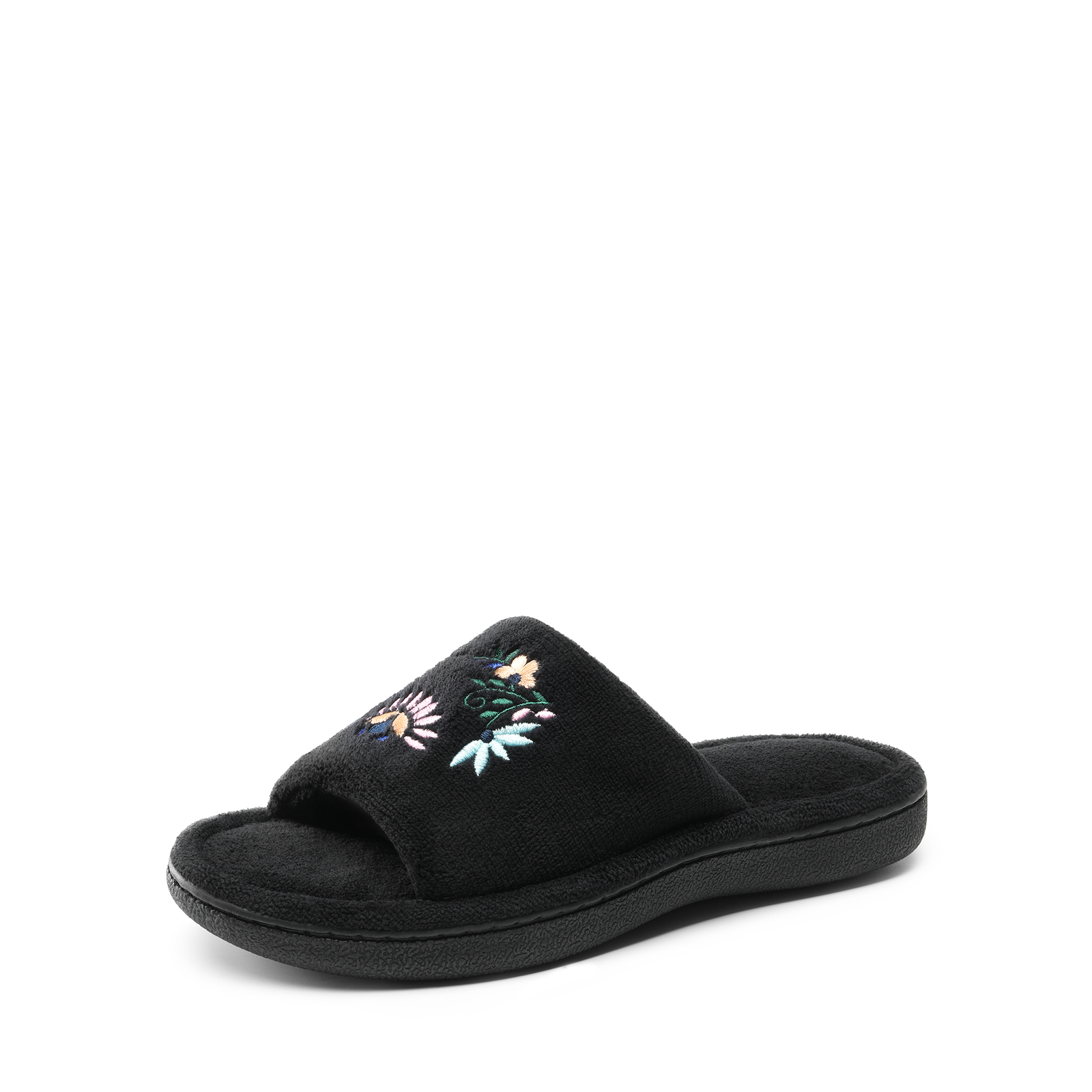 Women Memory Foam Slippers Open Toe Comfortable Lightweight Slip On Slippers