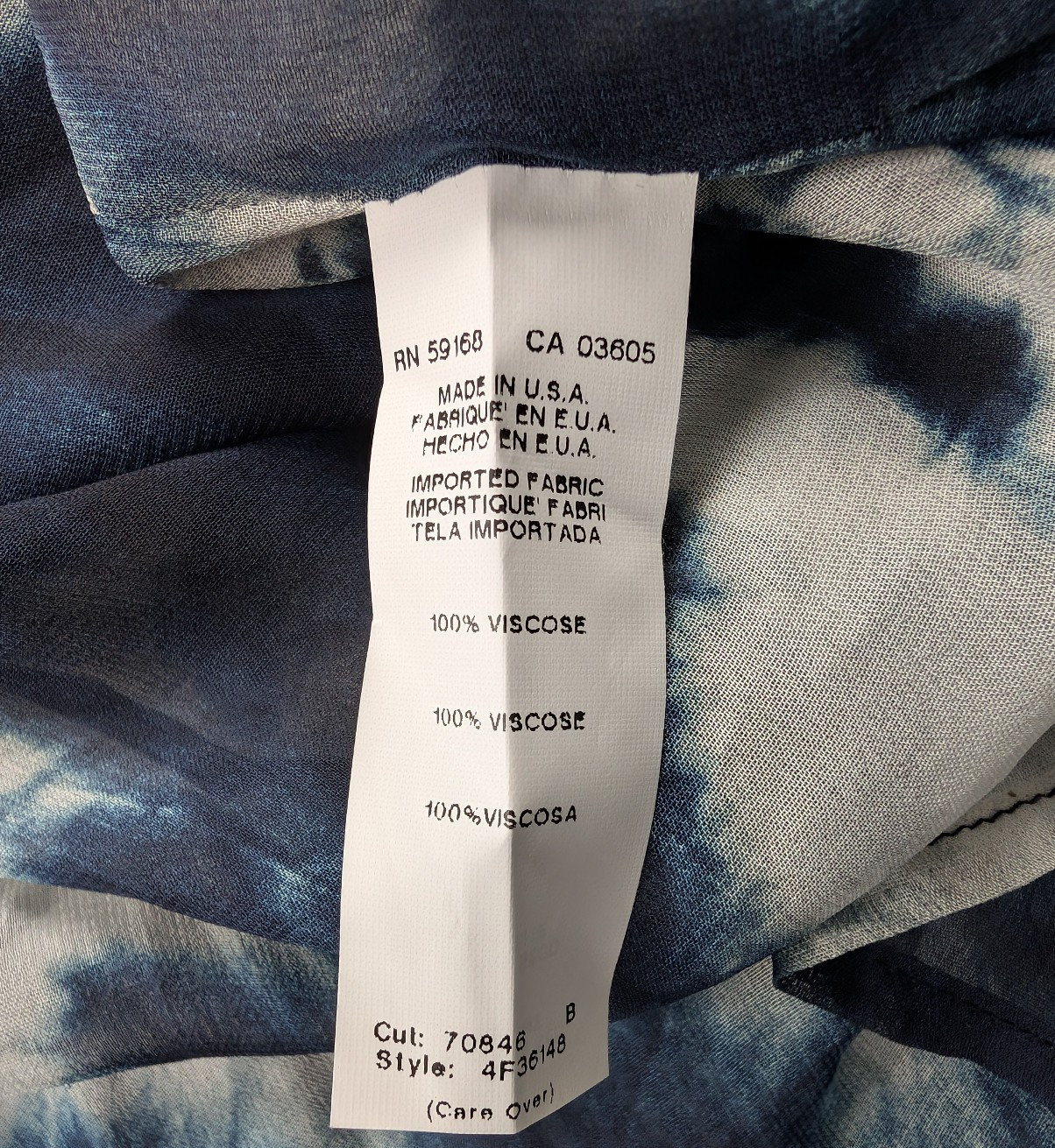 FifteenTwenty Kimono Womens One Size Boho Tie Dye Whimsical Festival Layering