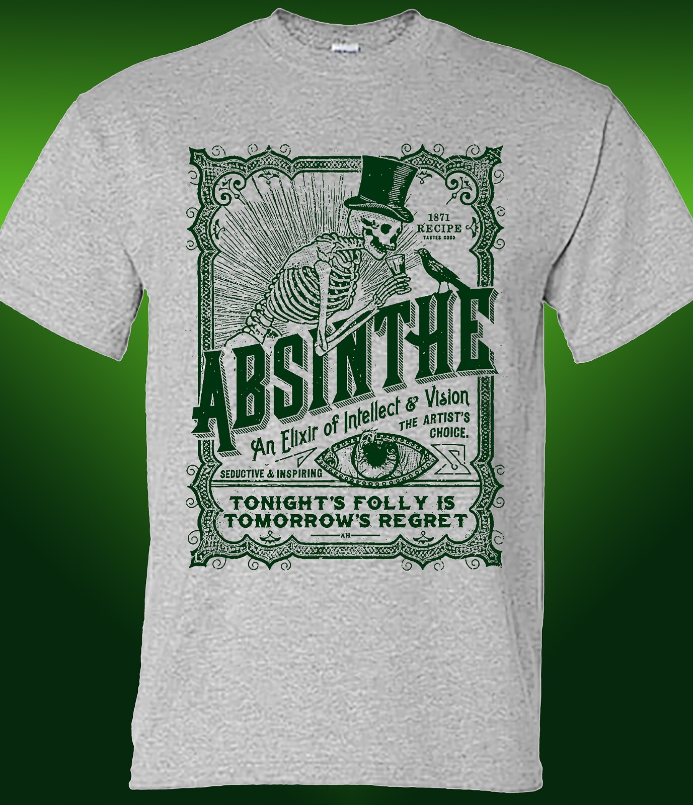 Absinthe Elixir of Intellect and Vision T-shirt