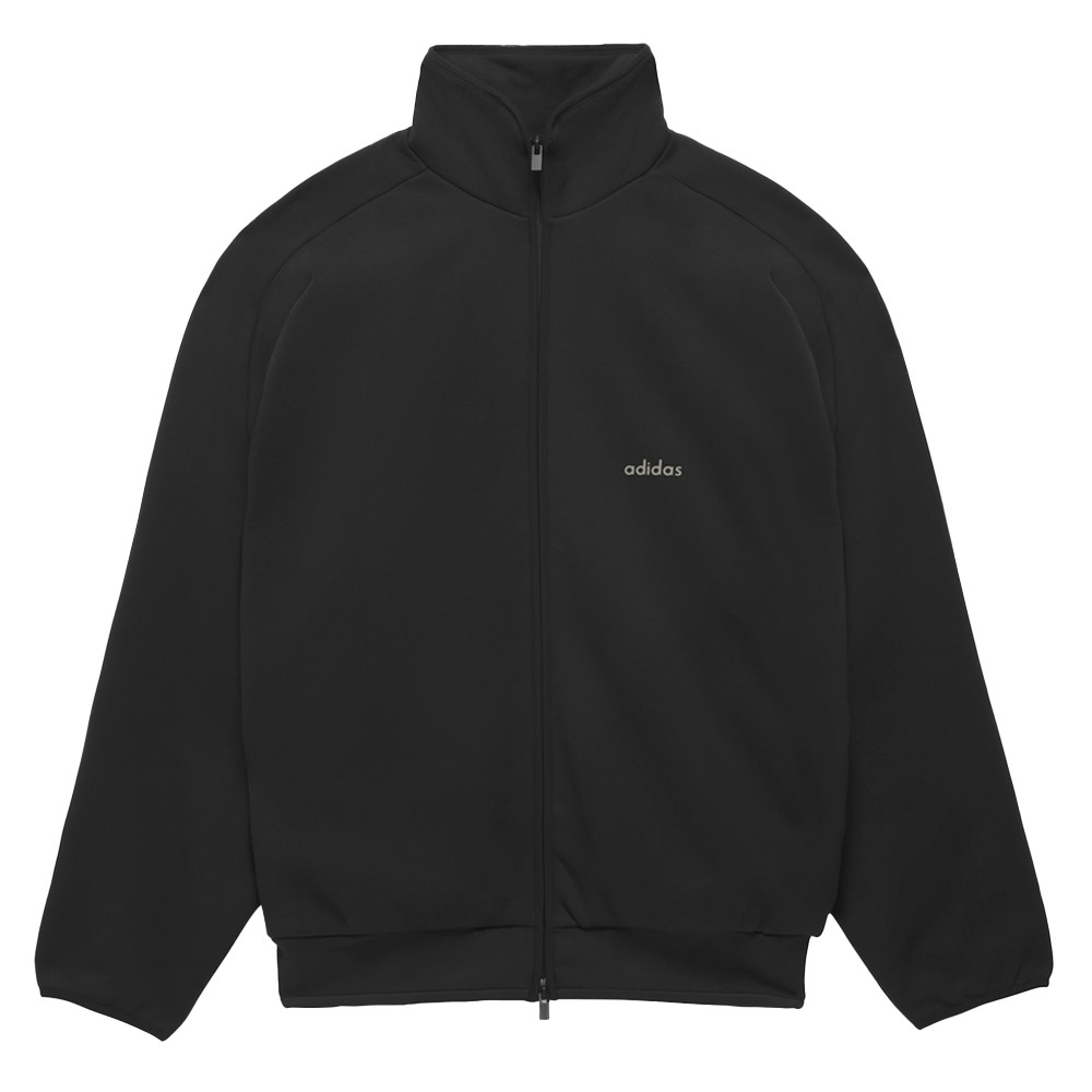 adidas Fear Of God Athletics Track Full Zip Jacket Mens Black Casual Athletic Ou