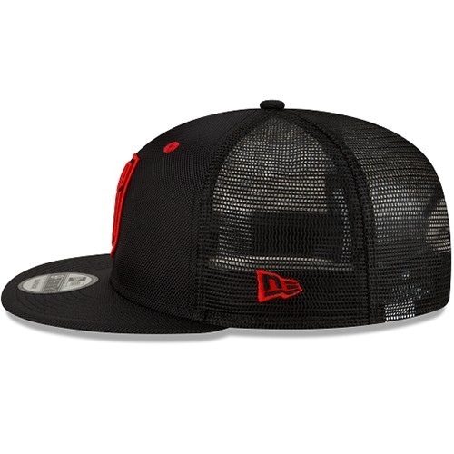New Era U.S.A Soccer National Team Snapback Hat Black Trucker Mesh Back Cap