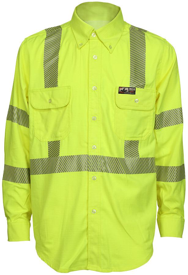 SBS1027 MCR Safety Summit Breeze® Class 3 Flame Resistant Shirt Size L