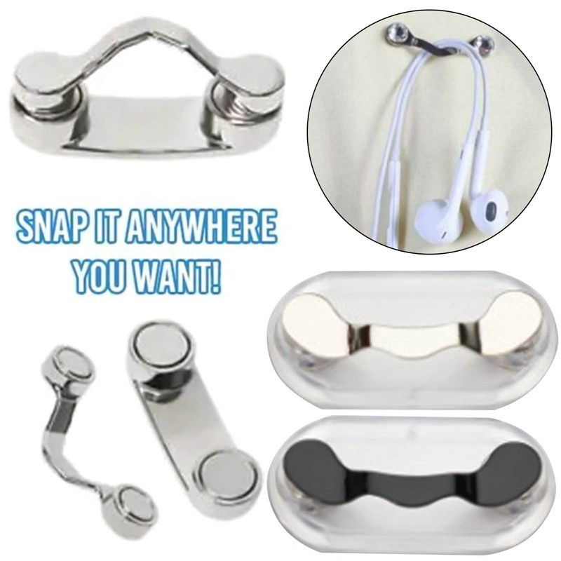 Magnetic Eyeglass Holder Clip for Clothes Sunglasses Badge Brooch Magnet Hook