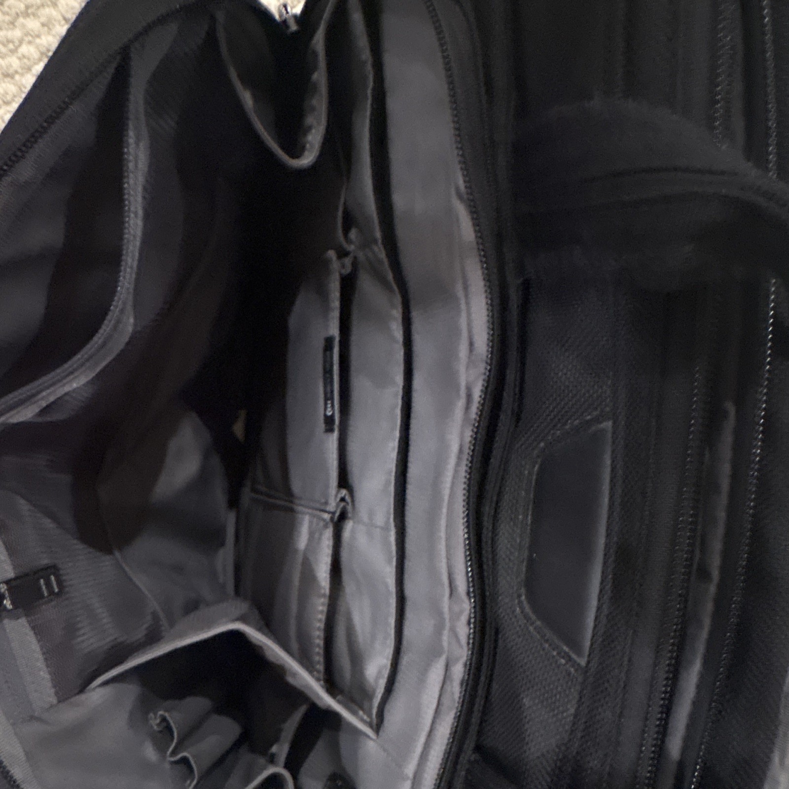 Briggs & Riley @ Work 18″ Slim Brief Messenger Bag Black Ballistic Nylon