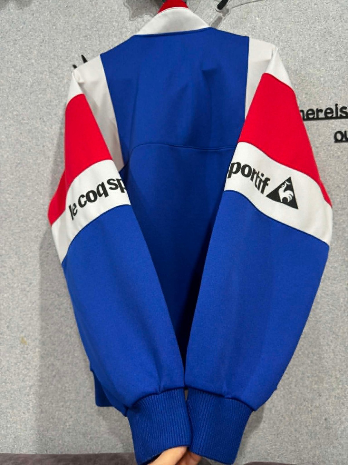 Vintage 90s Le Coq Sportif Track Jacket Tricolor Made in Japan QS-5064 Retro