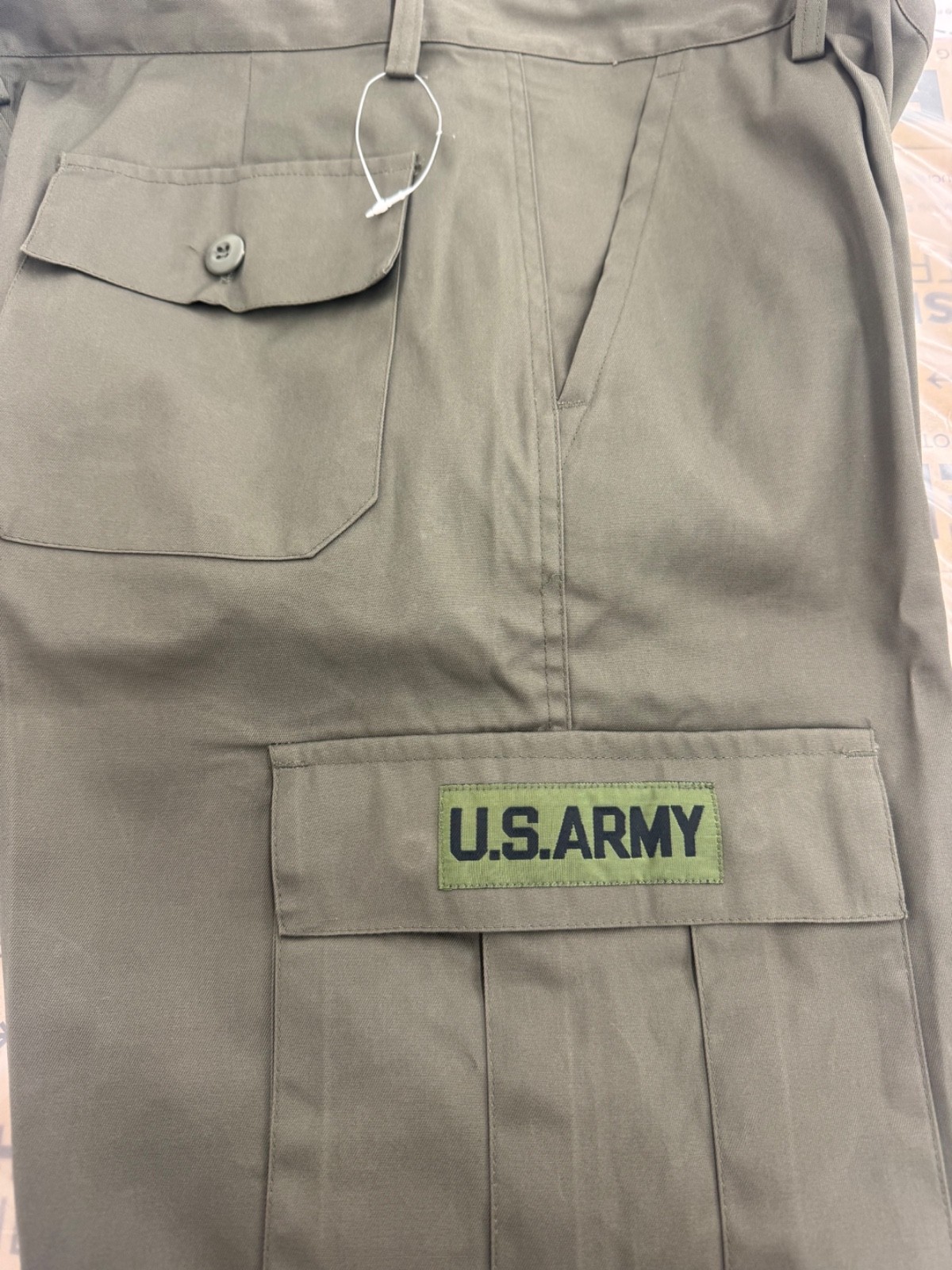Vintage Winfield International US Army Utility Cargo Trousers OG-507 Size 40 Cot