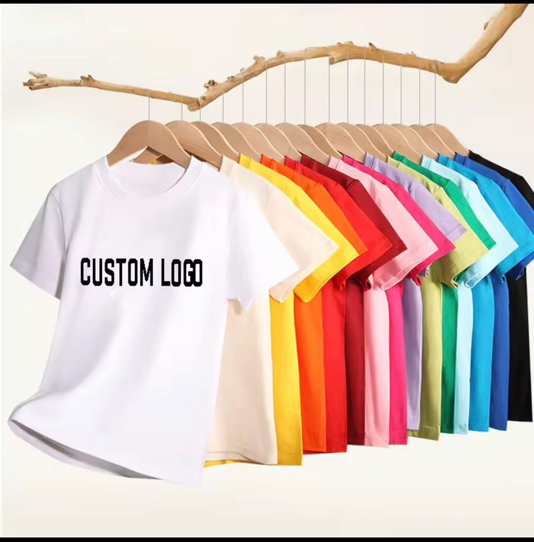 Custom logo T-shirt Personalized Cotton tee Unisex Shirt S-3XL