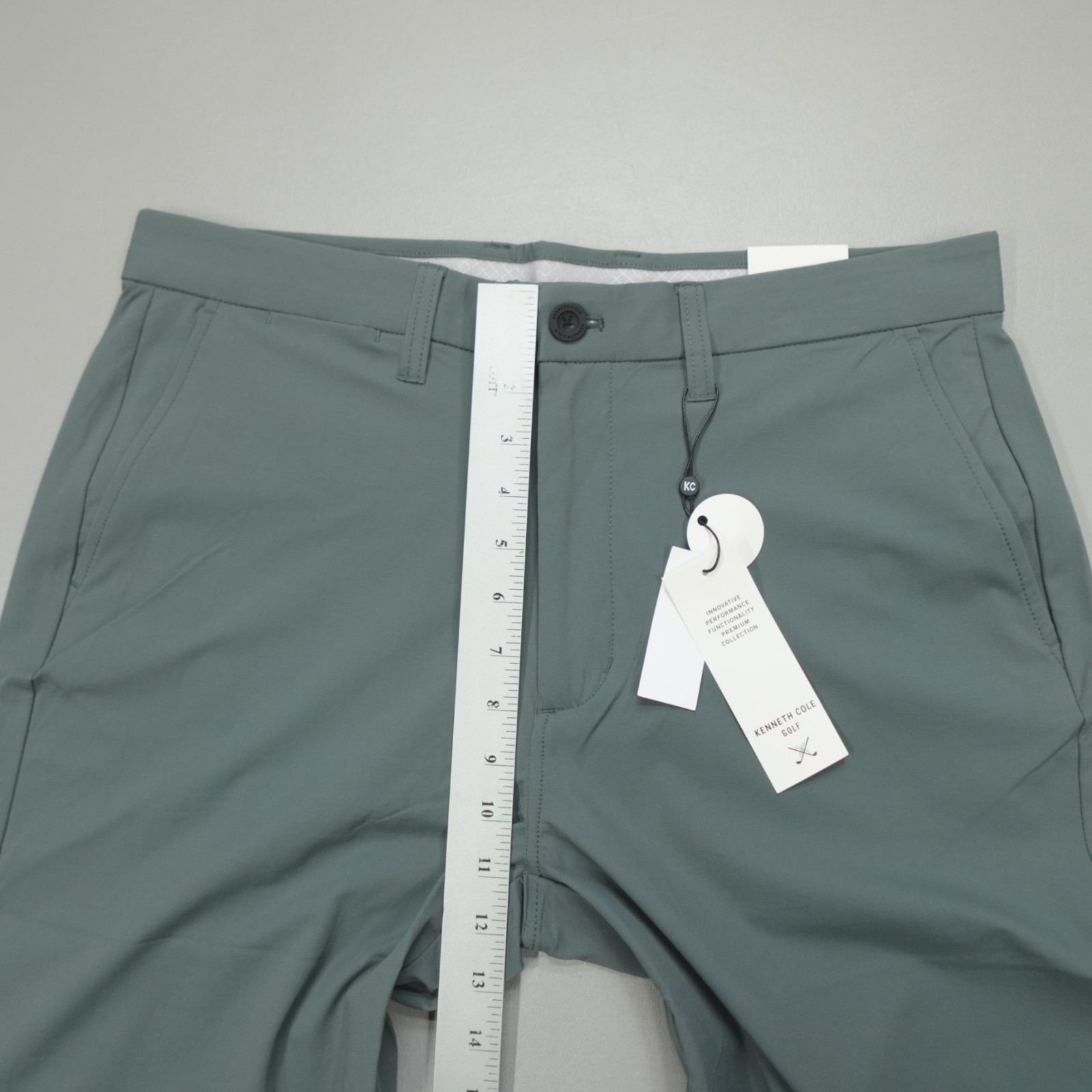 Kenneth Cole Men’s Golf Pants Stretch Water Resistant Nylon Blend Beyrl