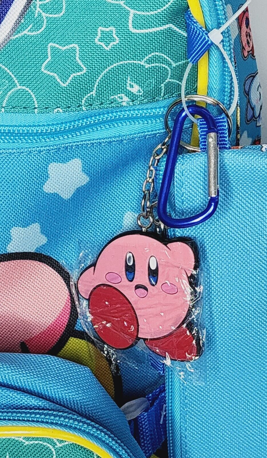 Nintendo Kirby 5-Piece Backpack Set Lunch Bag Supply Case Carabiner BRAND NEW