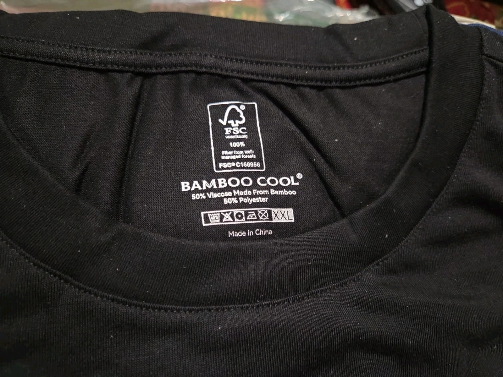 BAMBOO COOL 6PC Multi Color Men’s Moisture Wicking Crewneck T Shirts XXL New