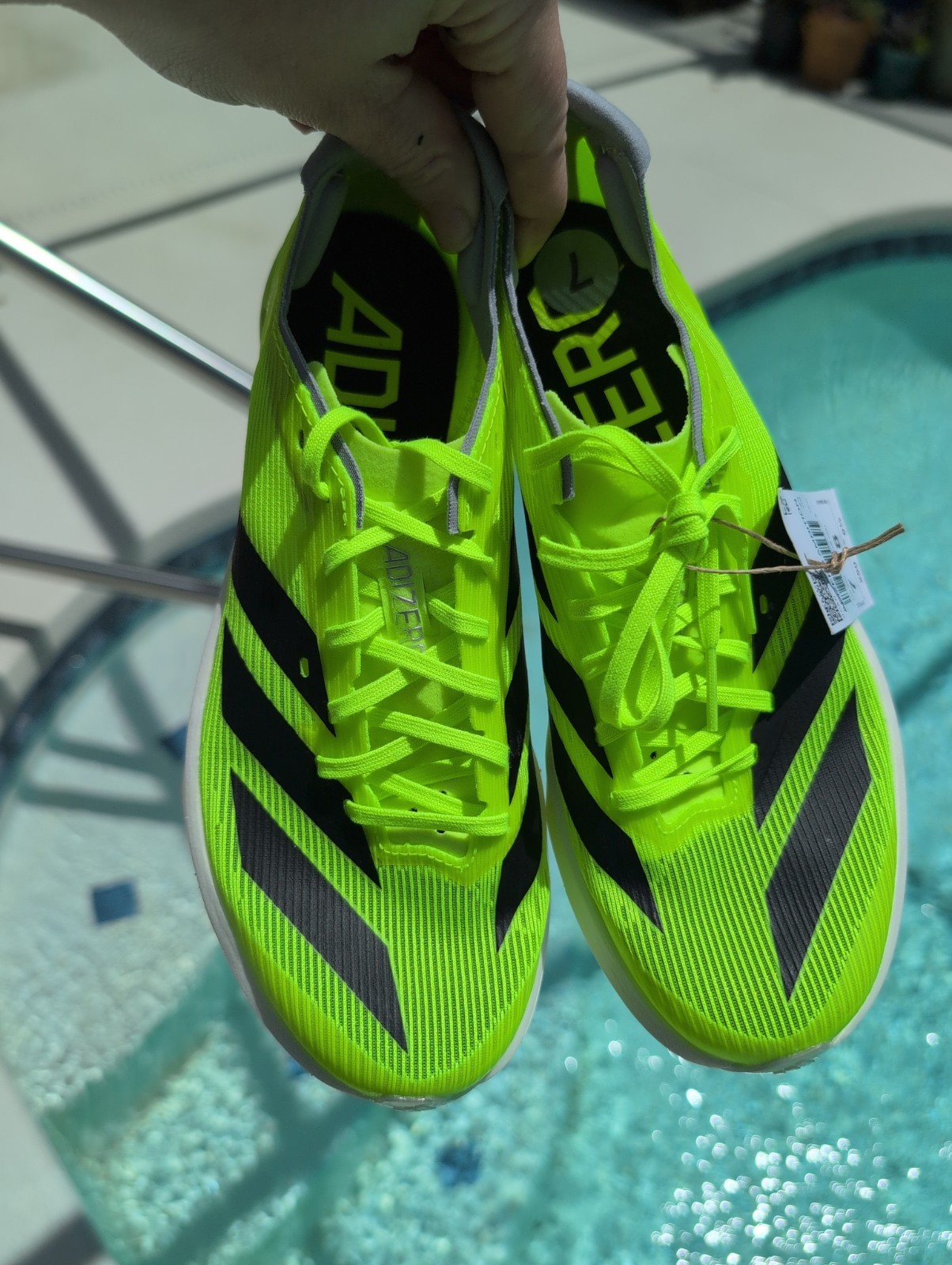 Adidas Adizero Ambition Track Cleats Men’s size 12.5 Lucid Lemon Black Shoes NEW