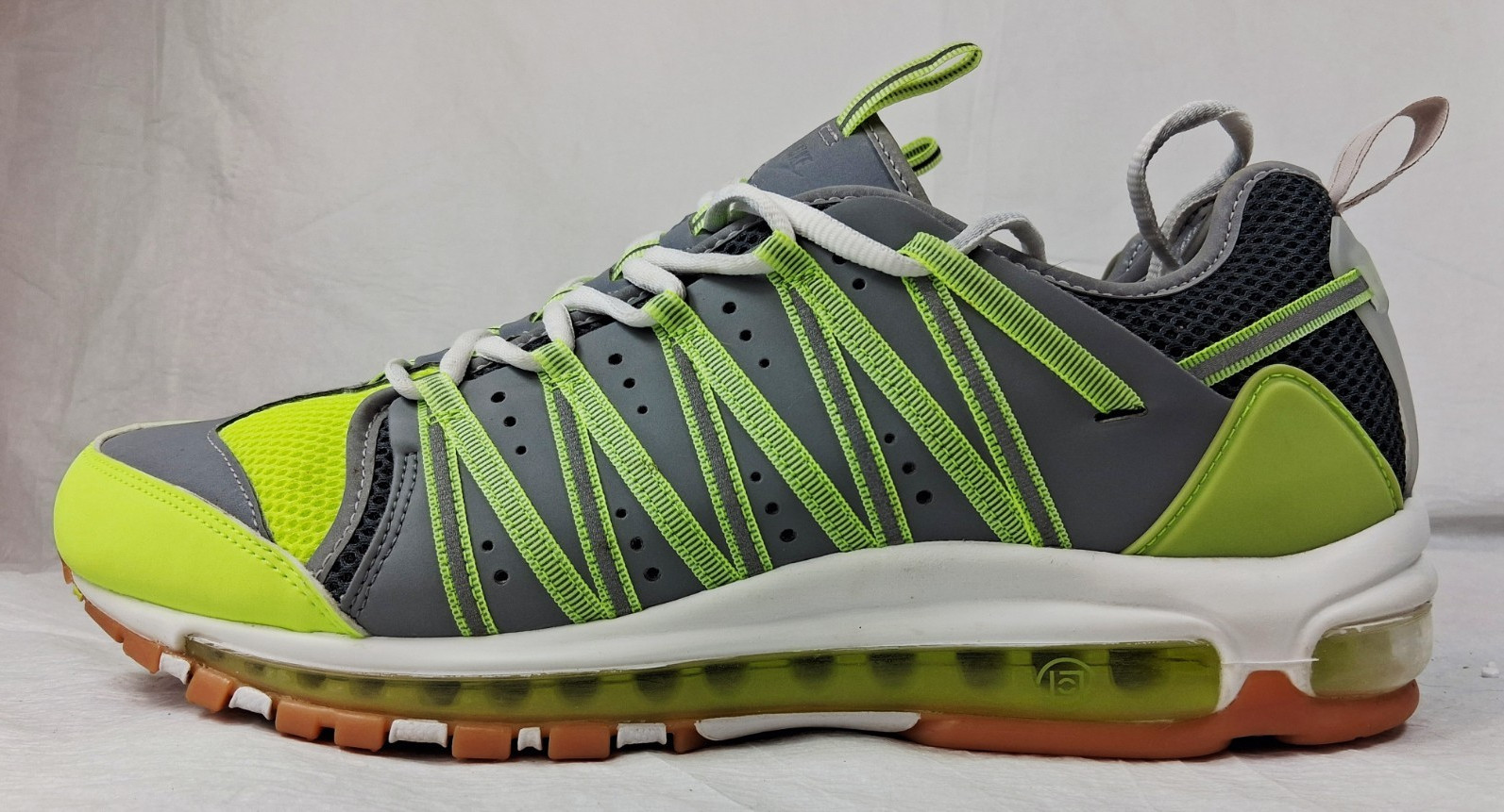 Nike CLOT x Air Max 97 Haven ‘Volt’ Volt/Dark Grey AO2134-700 Mens Size 13