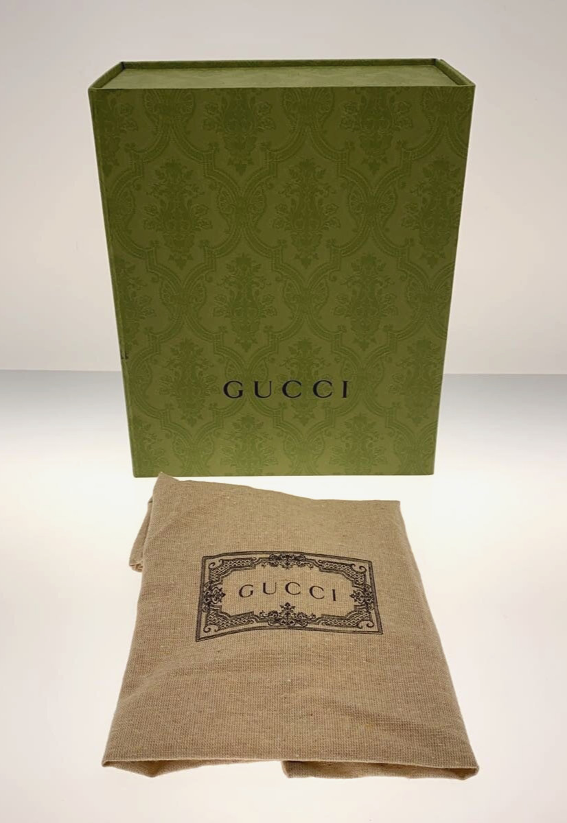 Gucci Horsebit 1955 Leather Shoulder Bag Beige Handbag W 8.86in Authentic 645454