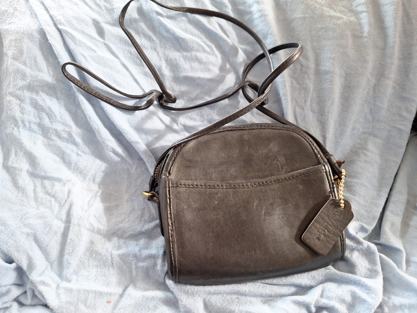 Vintage Coach Leather Mini Abbie Crossbody Purse