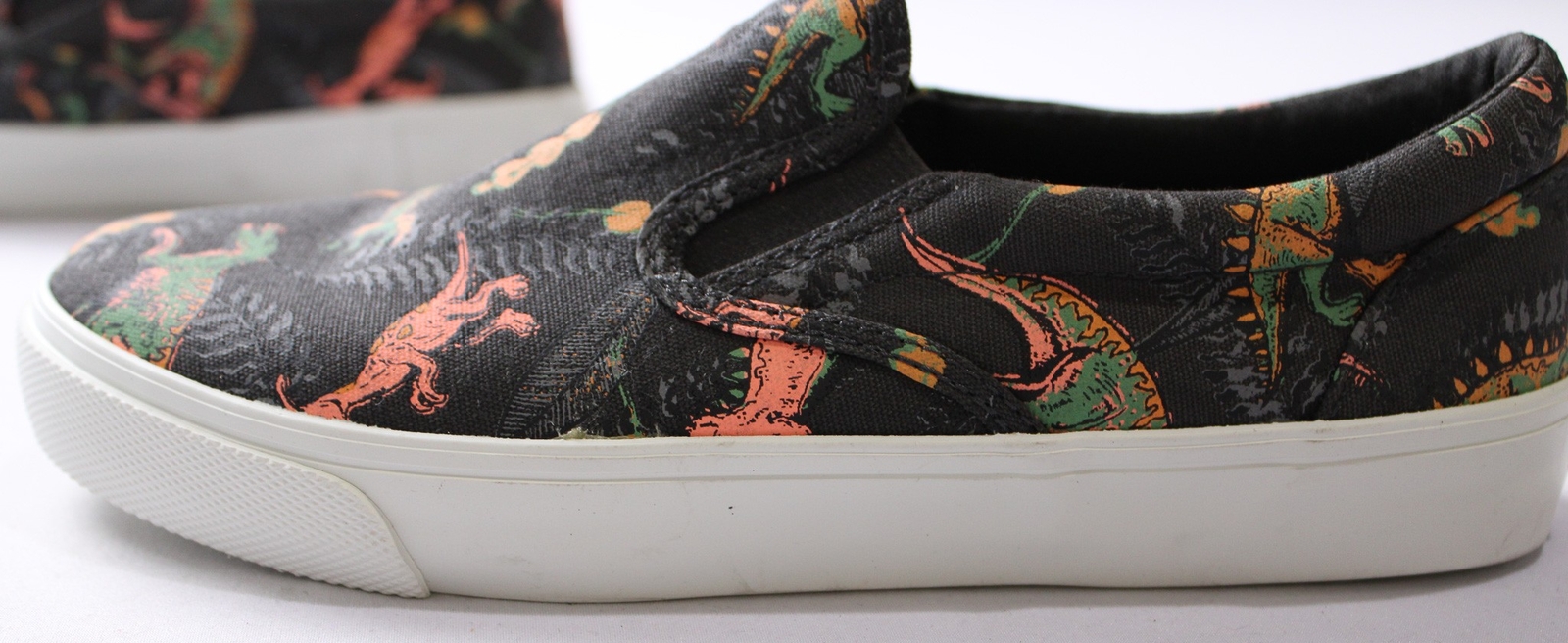 Old Navy Kid’s Gender-Neutral Canvas Slip-on Sneakers MP9 Dino Size US: 4