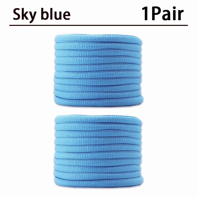 Half Round High quality Shoelaces 4mm Wide Solid Color Shoelace Sneaker Classic