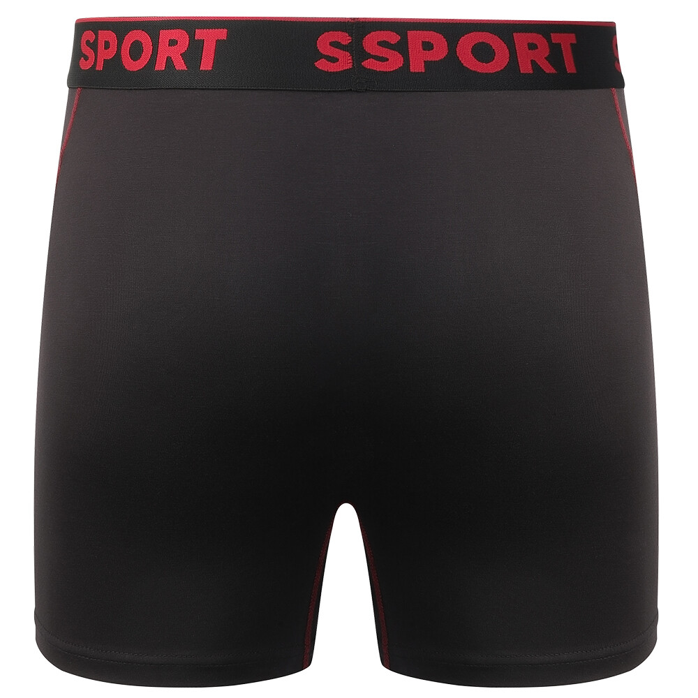4 Pack Mens Bamboo Underwear Soft Boxer Briefs Anti Chafing Trunks Waistband Fly