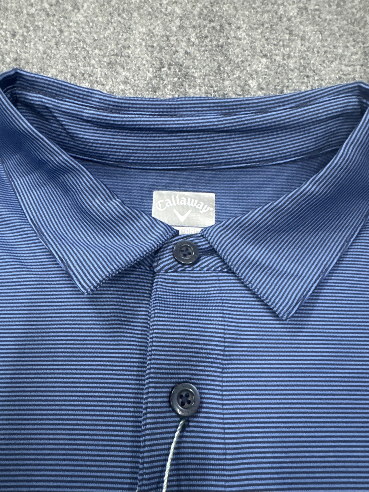 Callaway Men’s Opti-Dri Blue Golf Polo Size XL Short Sleeve Lightweight