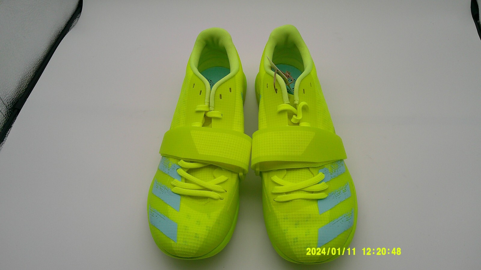 Size 13 – adidas Adizero Triple Jump Solar Yellow Aqua