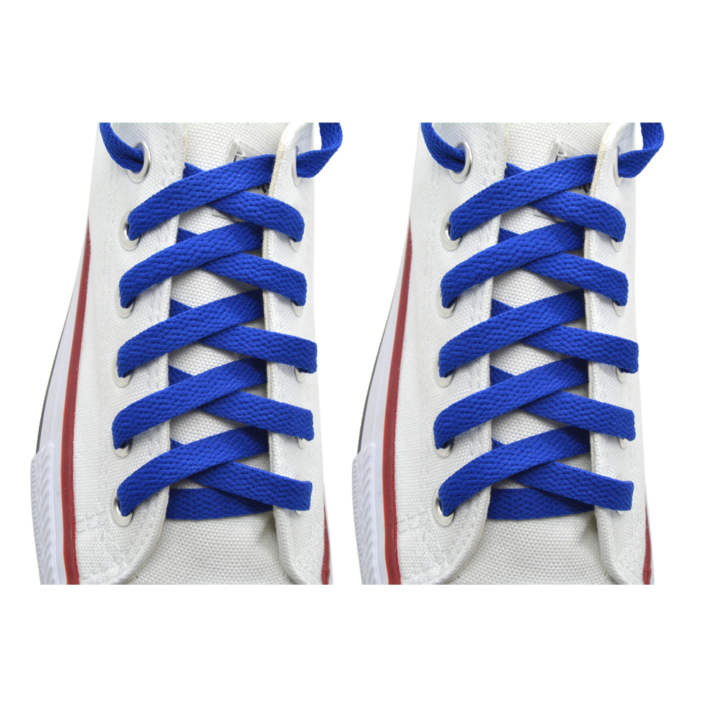 2 Pairs Flat 27,36,45,54,63″ Athletic Sports Sneaker Royal Blue Shoelace Strings