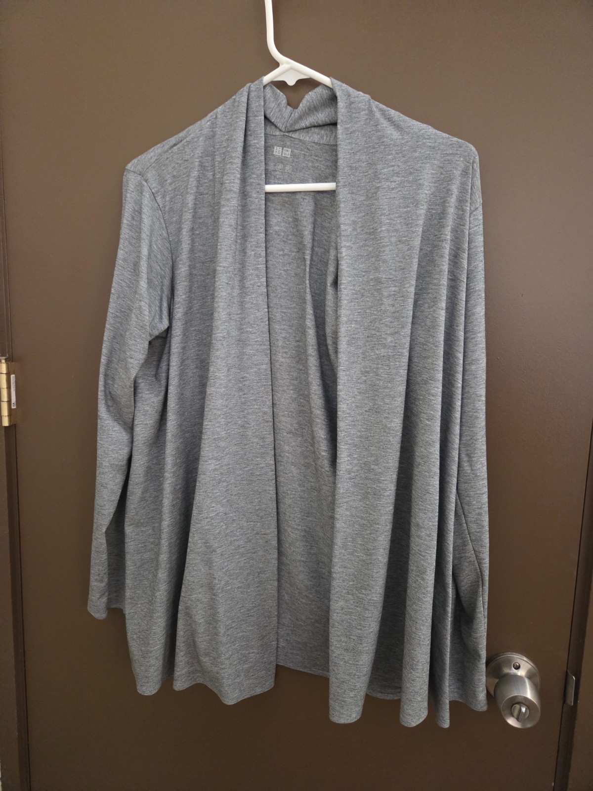 Uniqlo AIRism Women’s Small Cardigan UV/UPF Long Sleeve Gray