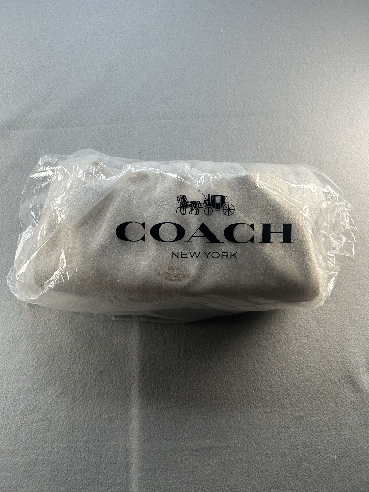 Coach Large Faye Clutch CCE68 Chalk Bone White Leather Bag New With Tags NWT