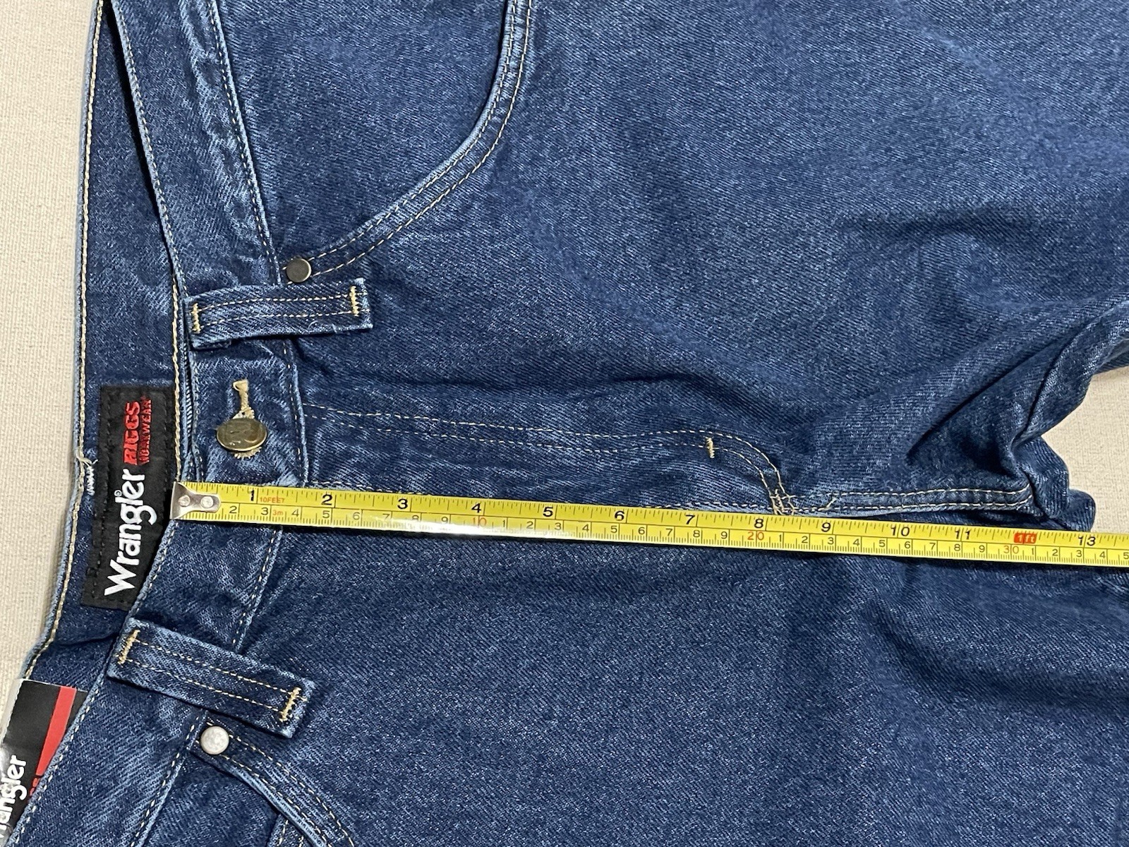 Wrangler Riggs Carpenter Pants Mens 32×30 Blue Workwear Relaxed Fit Utility NWT