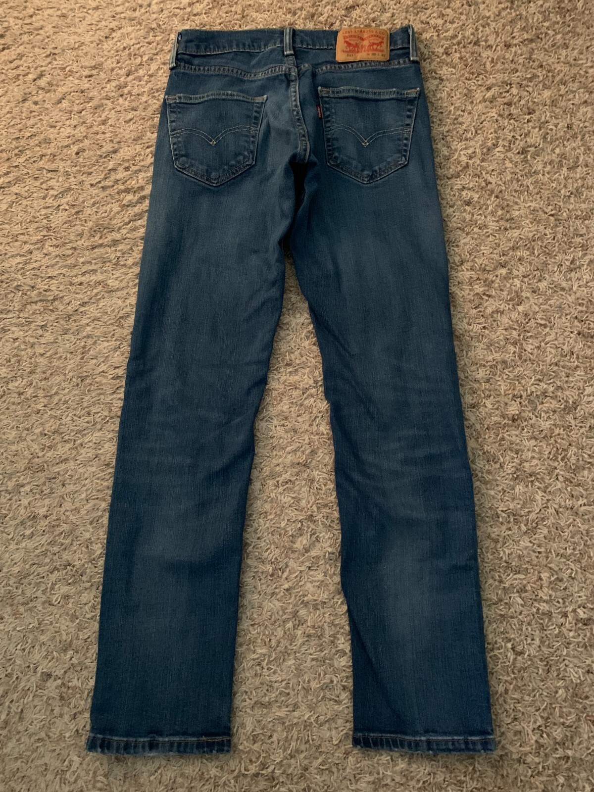 EUC Levi’s 511 Slim Fit Tapered Leg Jeans – Mens tag=28×32 (MEASURED 28×30)