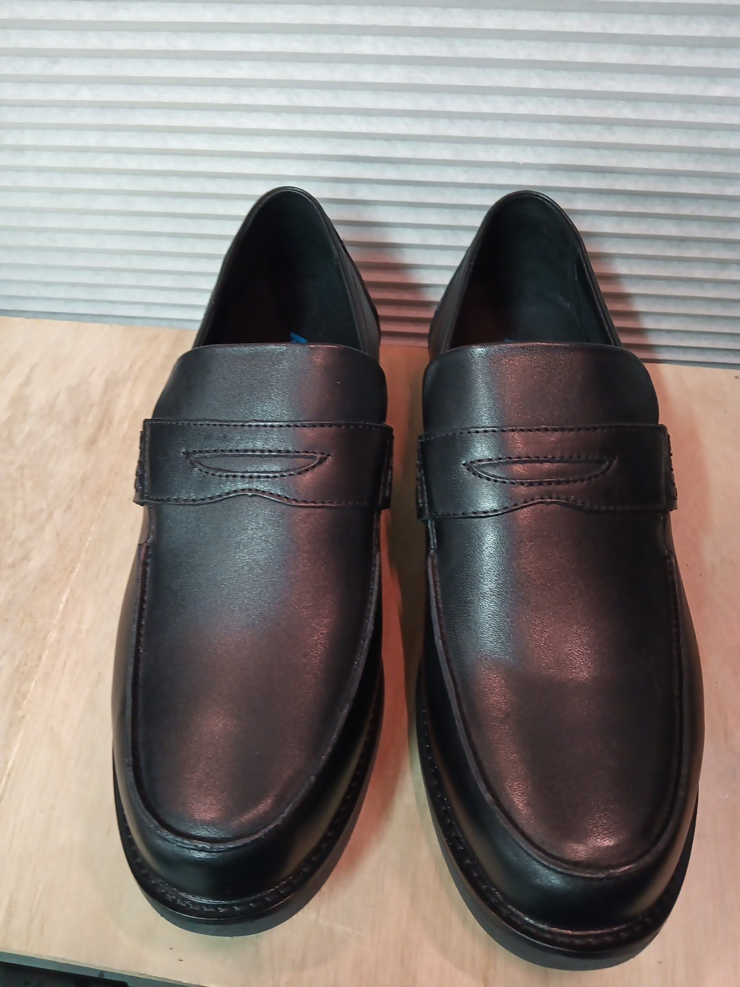 Apex Men’s Lexington LT200M Orthopedic Strap Loafer Dress Shoes Black Size 14 W