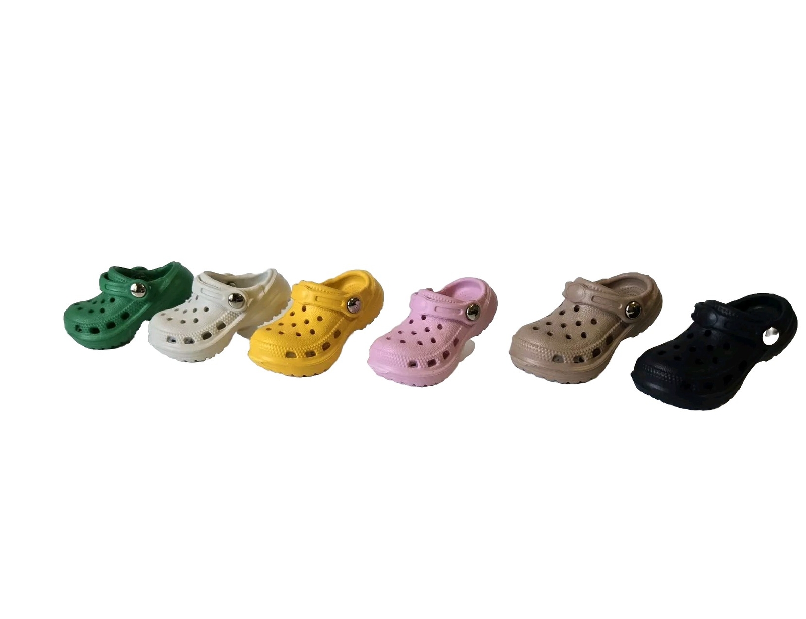 Croc Shoe Charm Keychain 6PC Shoe Decorations 3D Cute Mini Accessories for Crocs