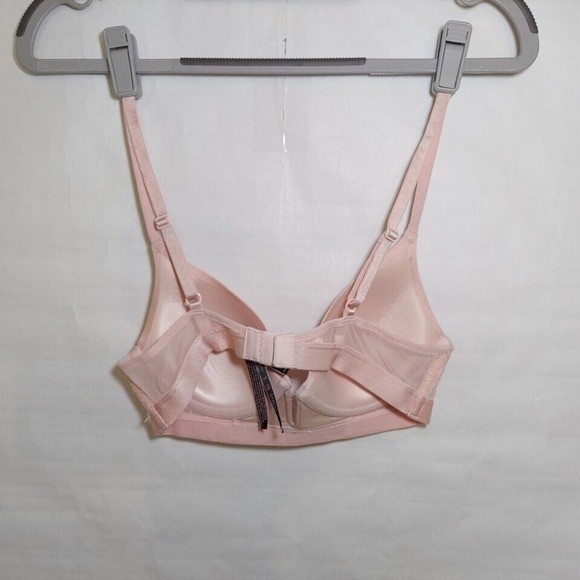 Victoria Secret Bra 32B Pink Supportive Everyday T Shirt Plunge Longline Top