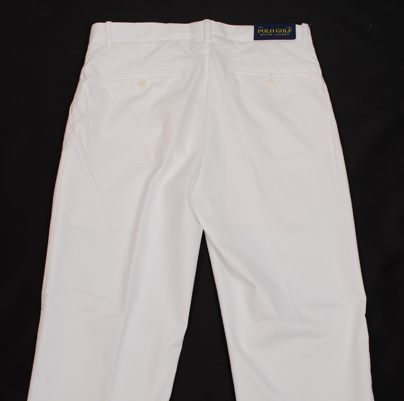 POLO RALPH LAUREN GOLF MEN’S WHITE FLAT FRONT STRETCH PANTS MULTISIZE