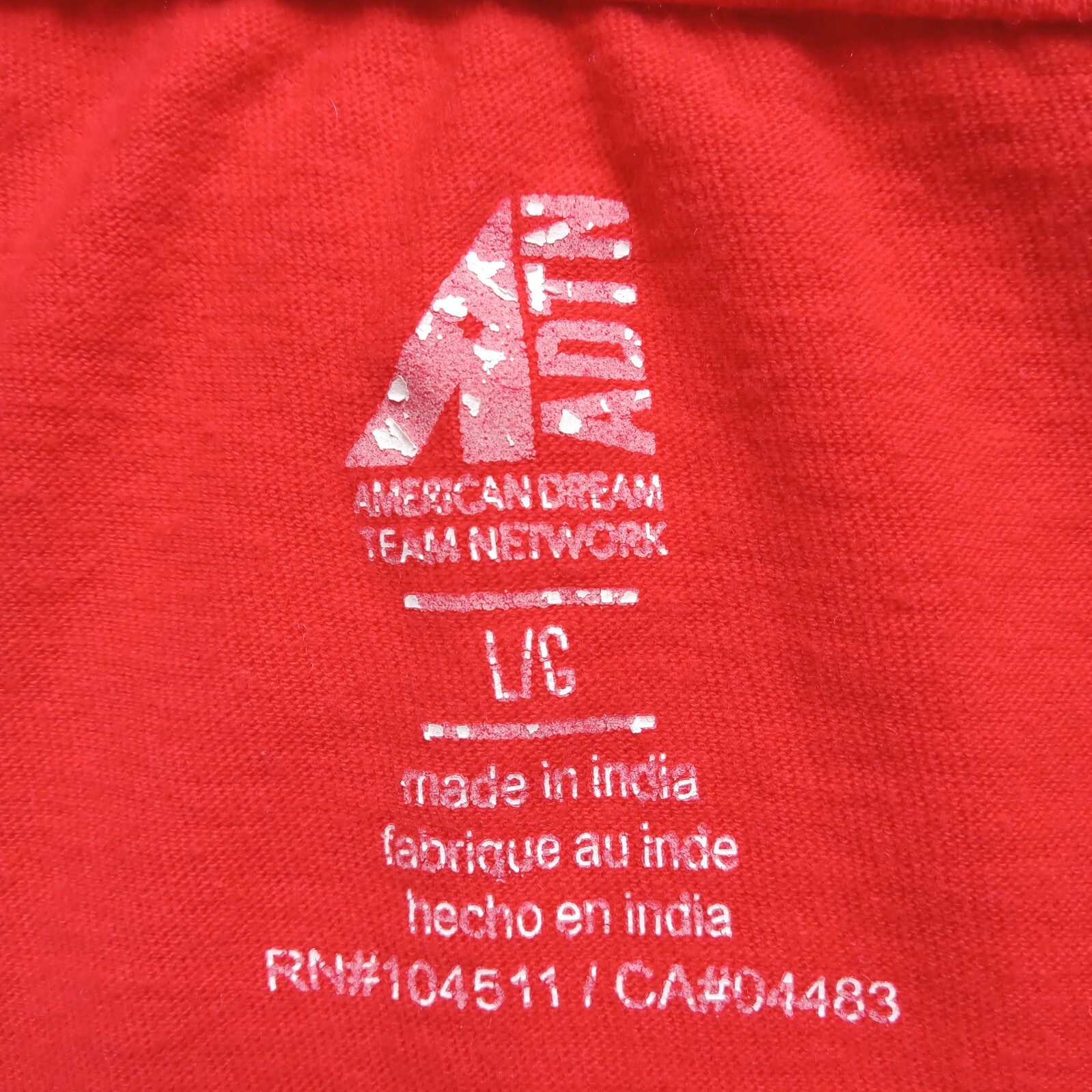 NASA Space Shuttle Mens L Red Graphic T Shirt By ADTN