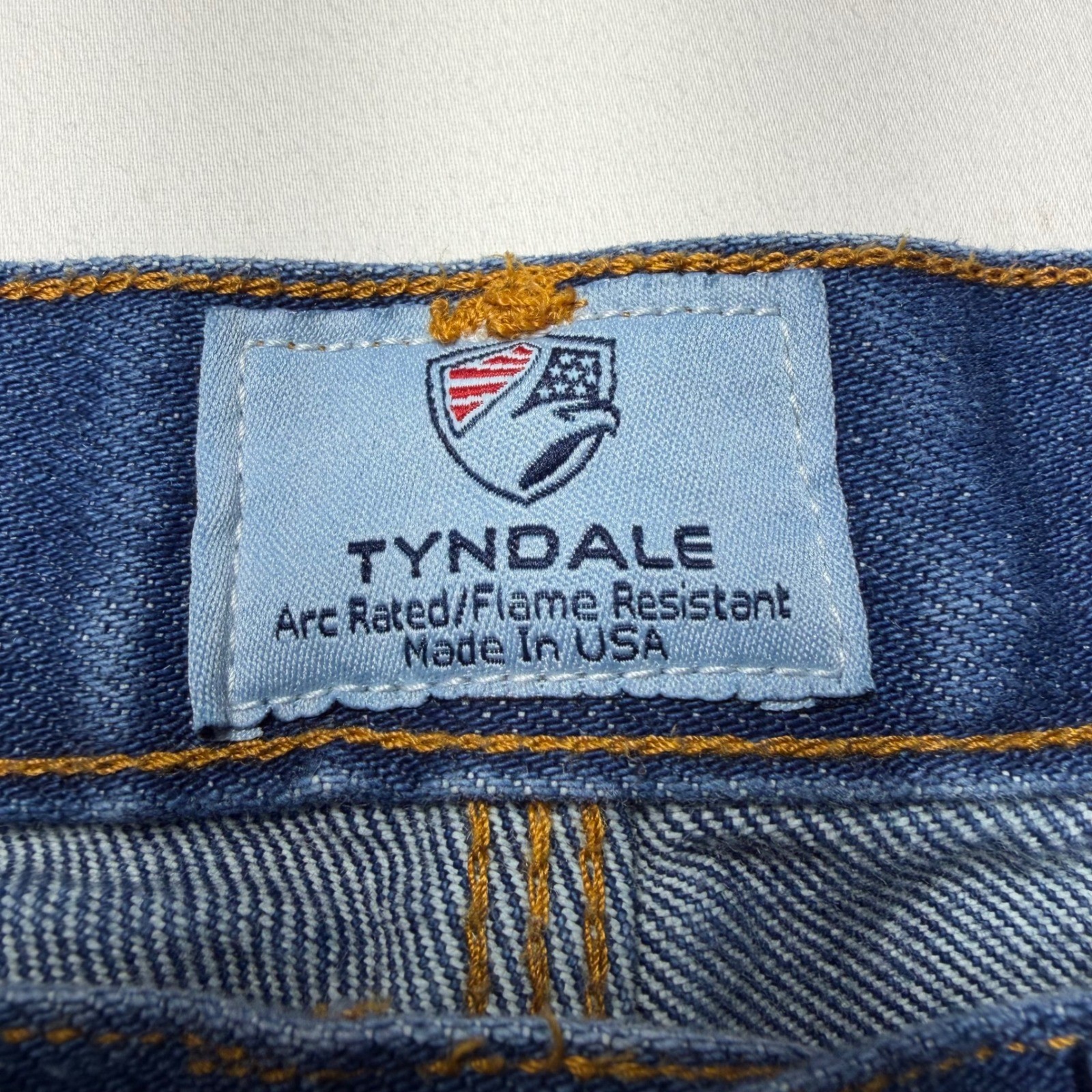 Tyndale FR F290T Mens Flame Resistant Carpenter Jeans 32×32 Made in USA CAT2