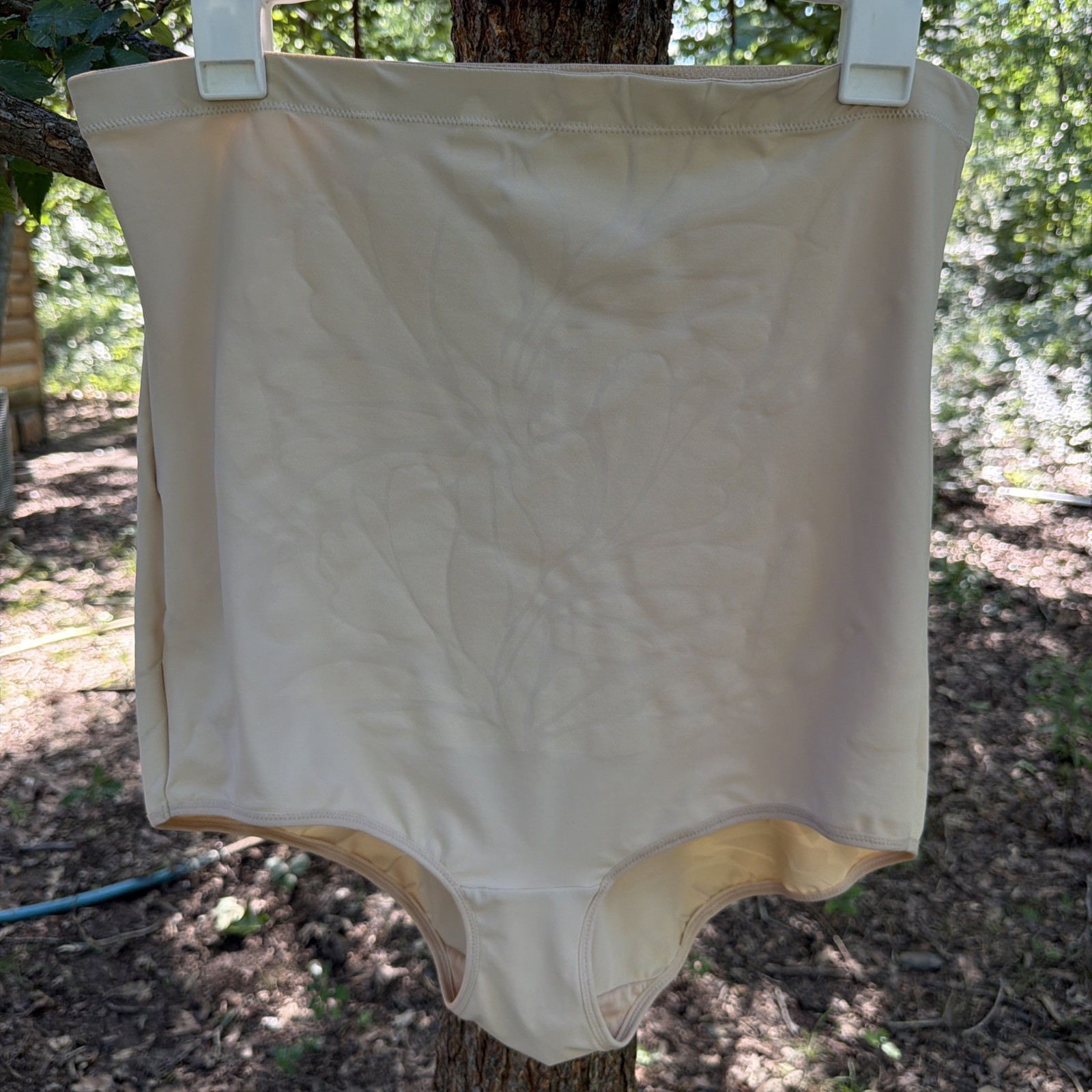 MAIDENFORM NWOT Beige Shaper Size 2Xl High Waist Brief Shapewear #FL0073