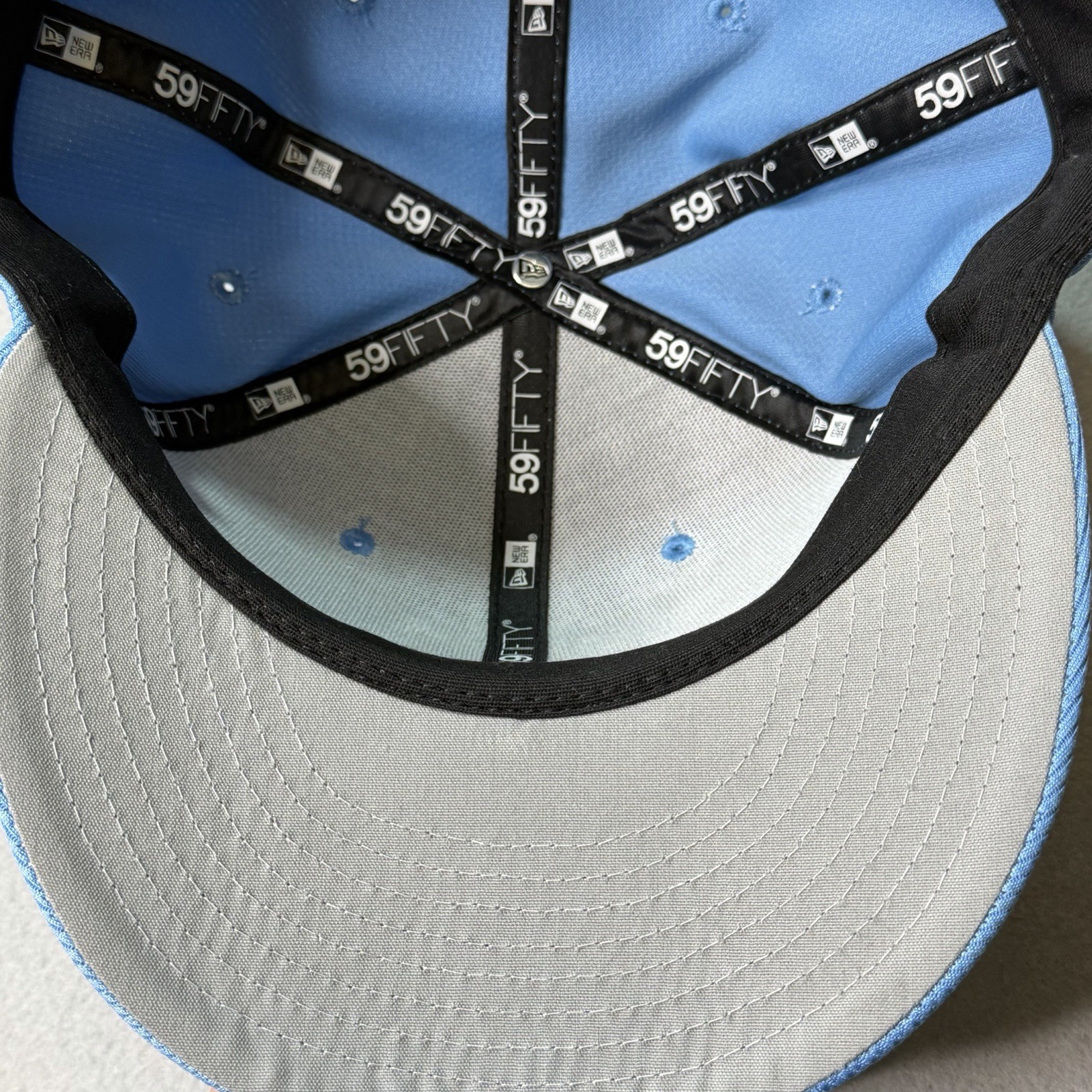 NEW ERA Los Angeles Dodger Cap BLUE Men’s Player Exclusive Sz8 63.5CM