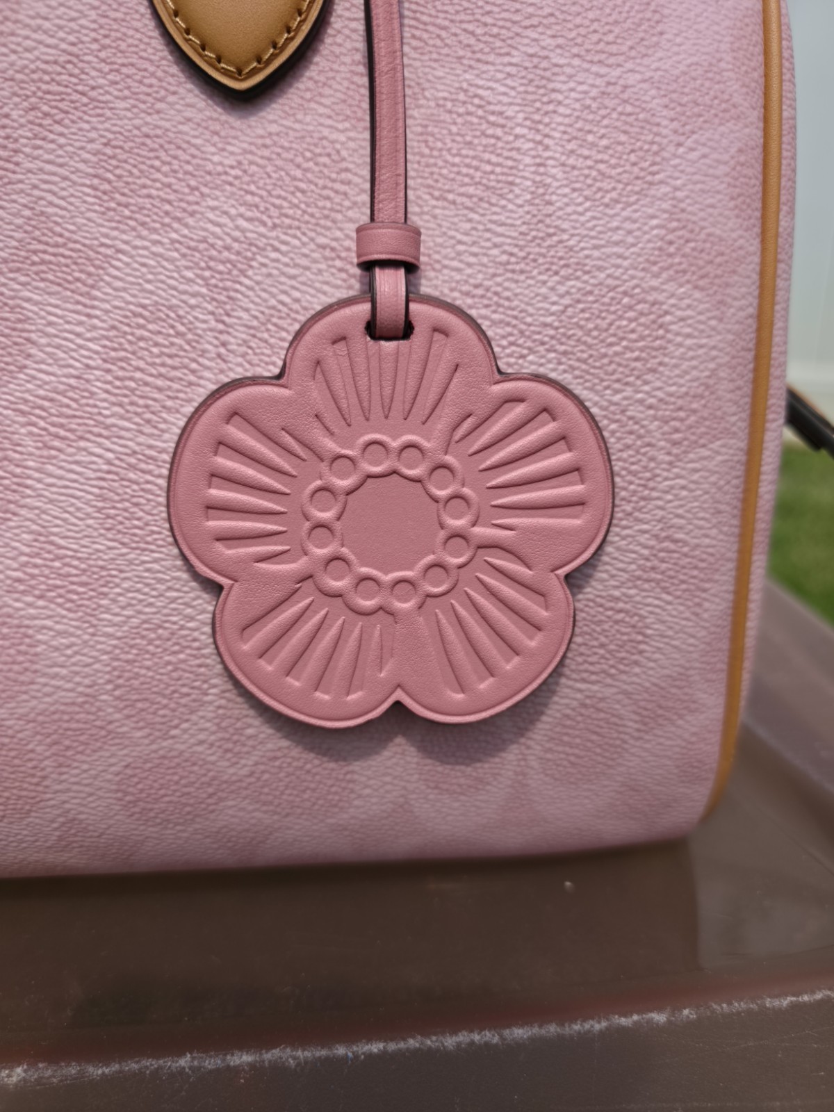 Coach Large Powder Pink Rowan Satchel Bag