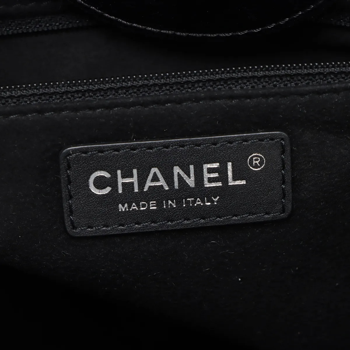 Chanel Deauville GM leather x studs 2 Way Tote Bag Black Silver Metal Fittings 2