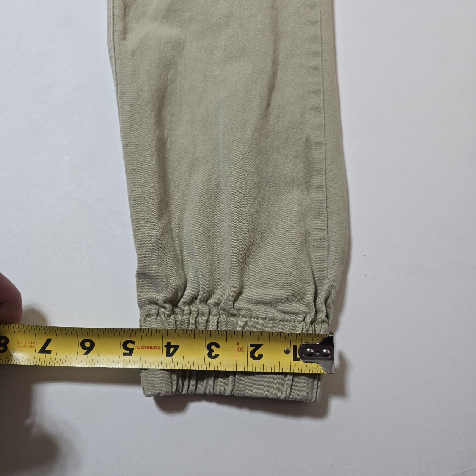 WESC Slim Utility Joggers Unisex Mens S Womens M Green Cargo Cotton Twill Retro