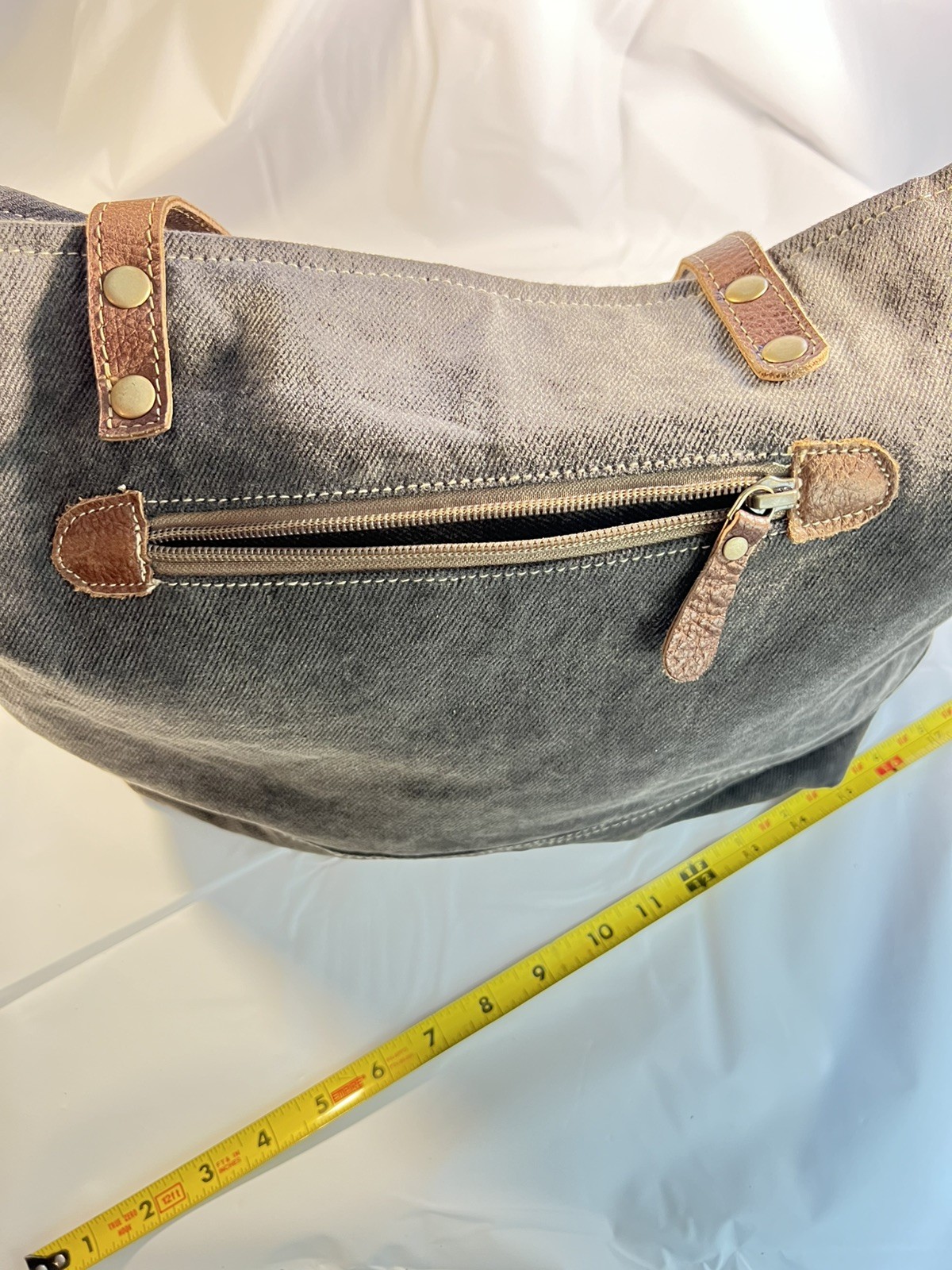 Myra Large Canvas and Leather Purse Shoulder Bag in Pink Floral Flowers