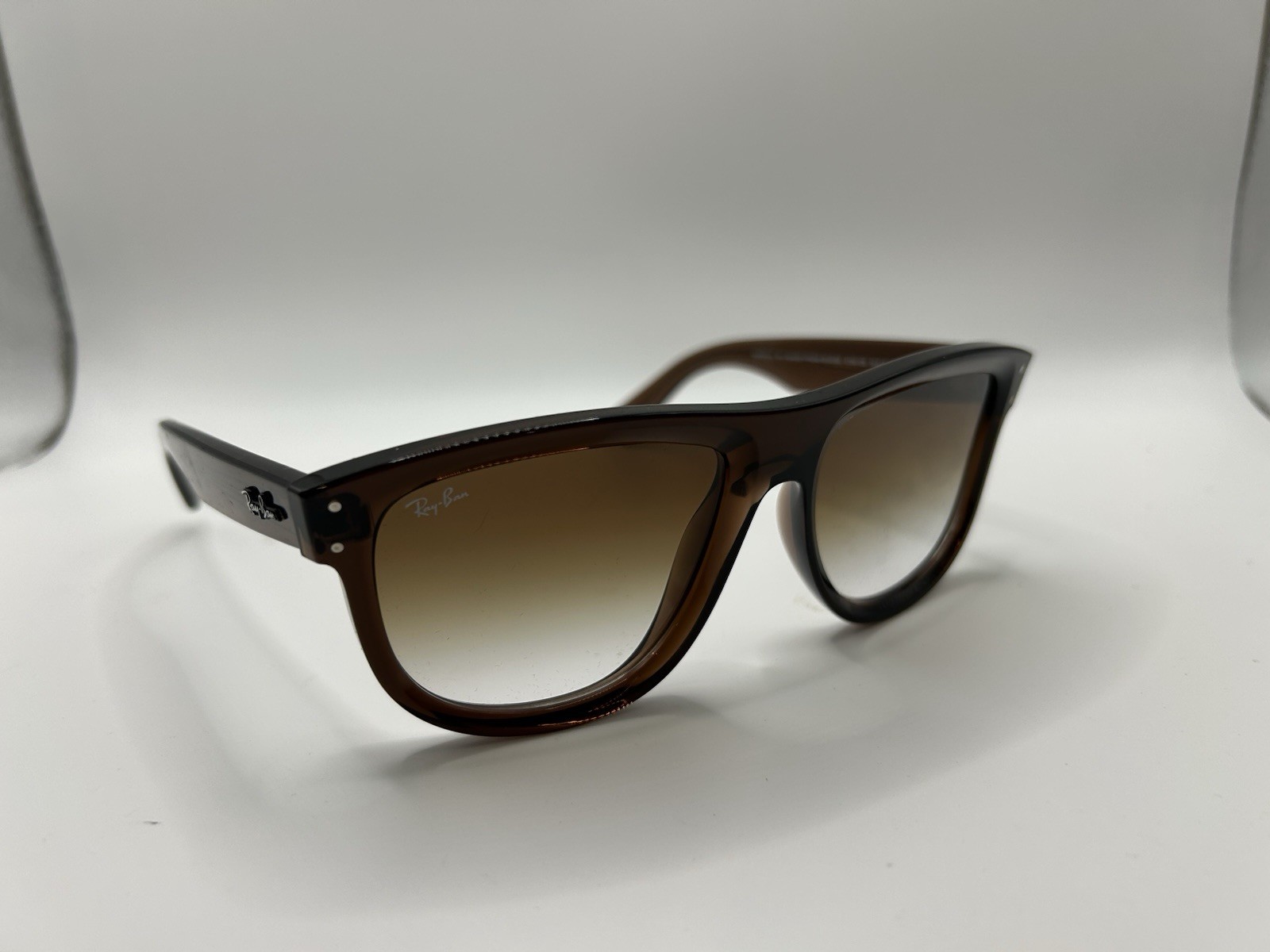 Ray Ban Boyfriend Reverse Mirrored Sunglasses RBR0501S Transparent Dark Gray